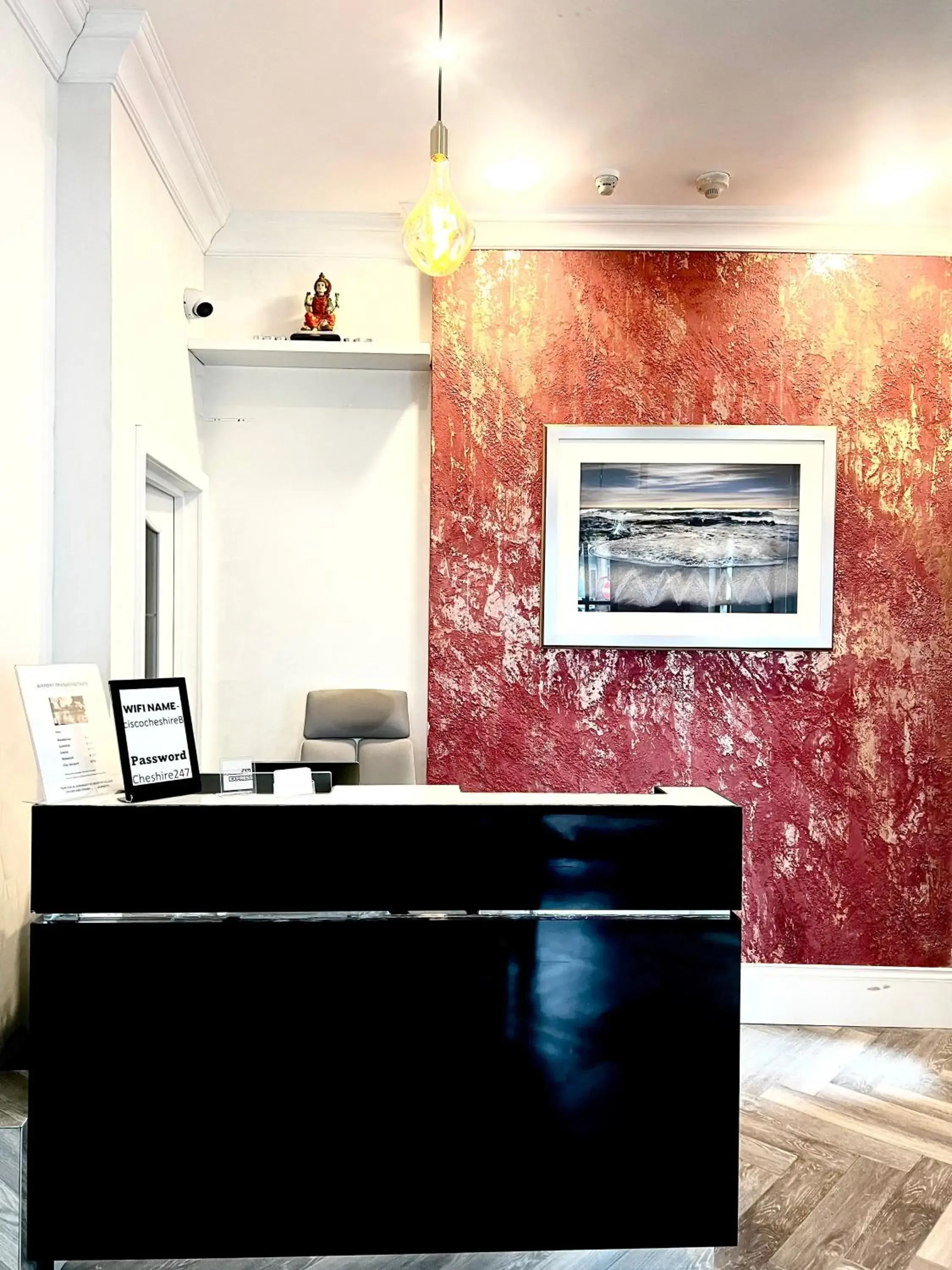 Lobby or reception in Cheshire Hotel Central London Lobby or reception in Cheshire Hotel Central London