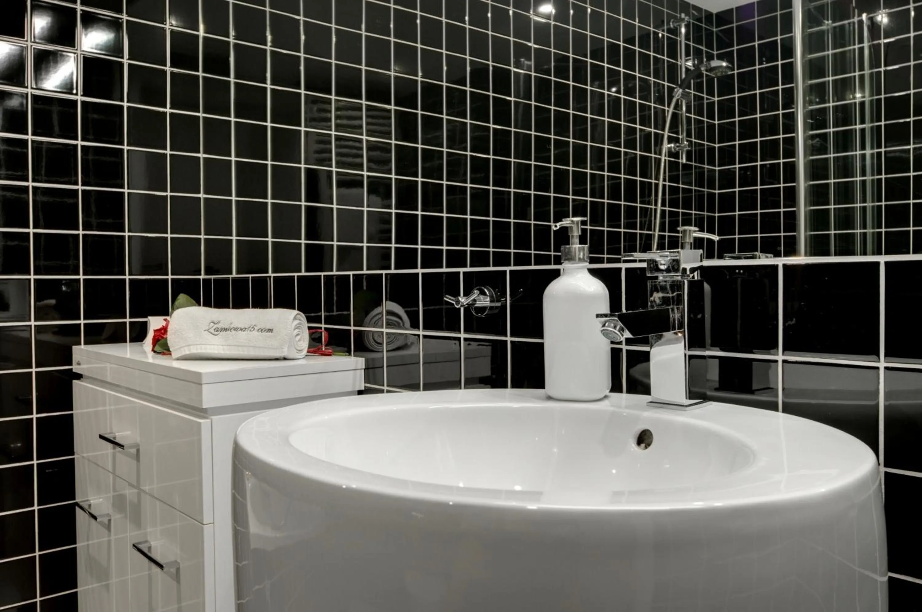 Bathroom in Zamkowa15 Apartments