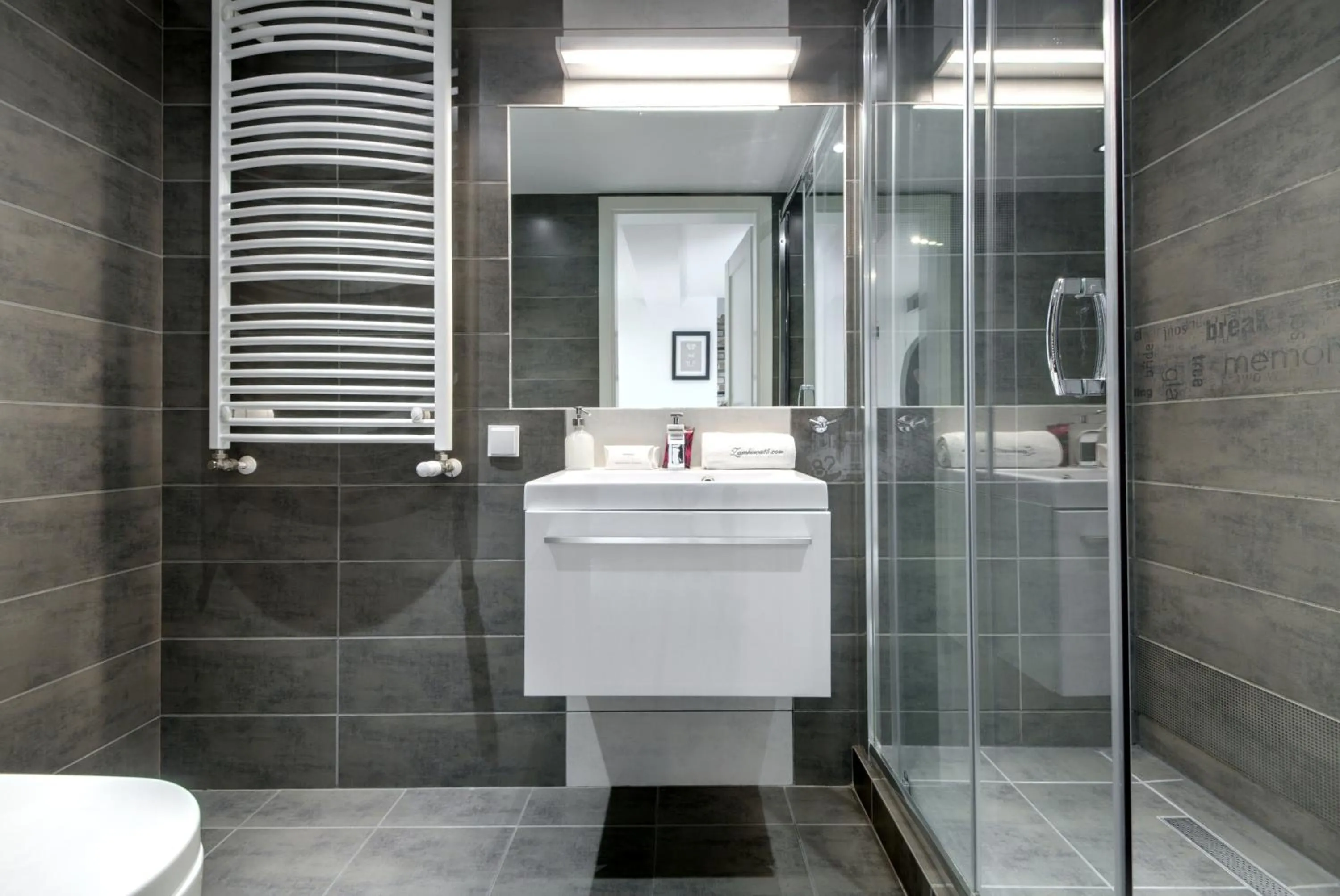 Shower in Zamkowa15 Apartments