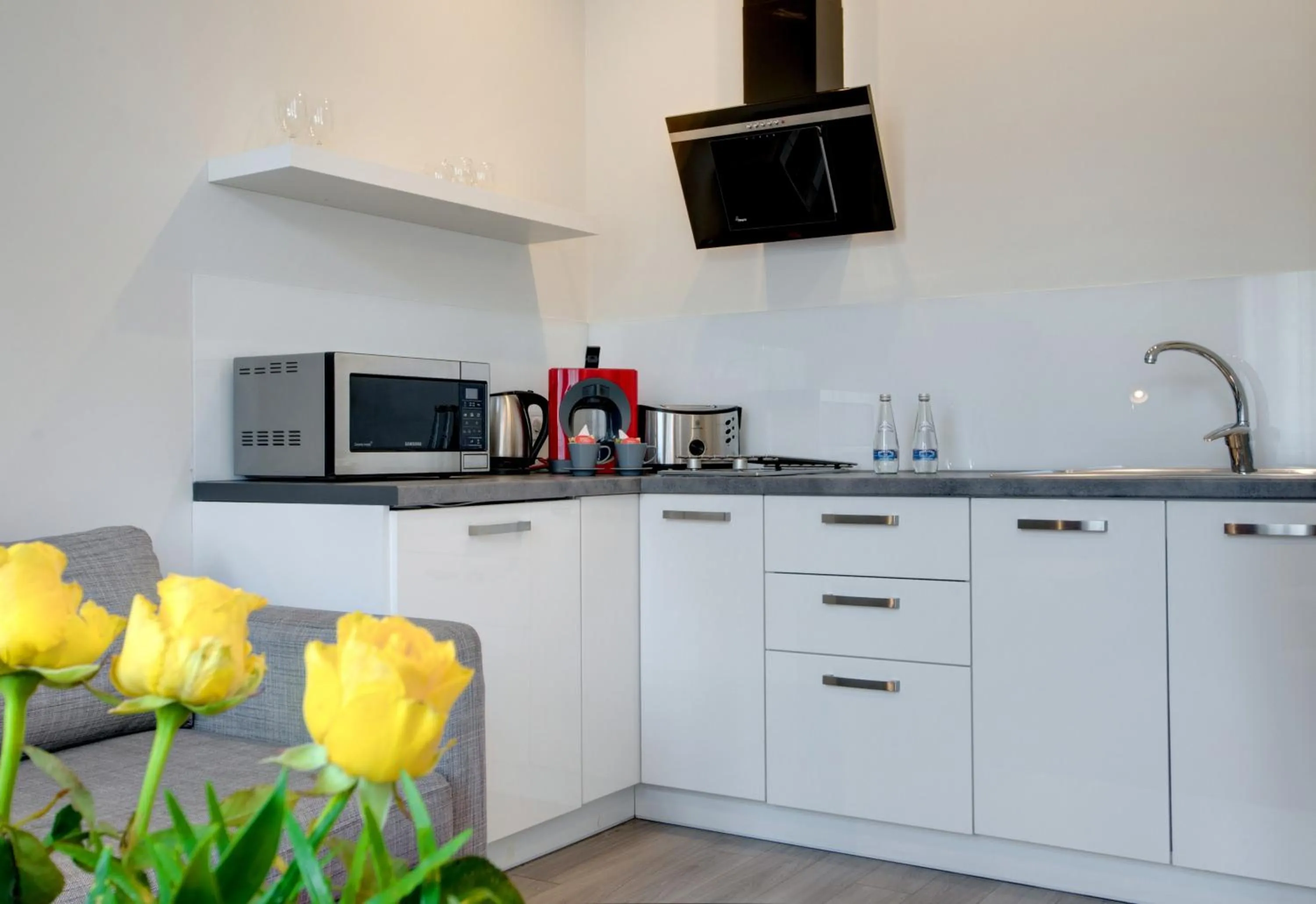 Kitchen or kitchenette in Zamkowa15 Apartments