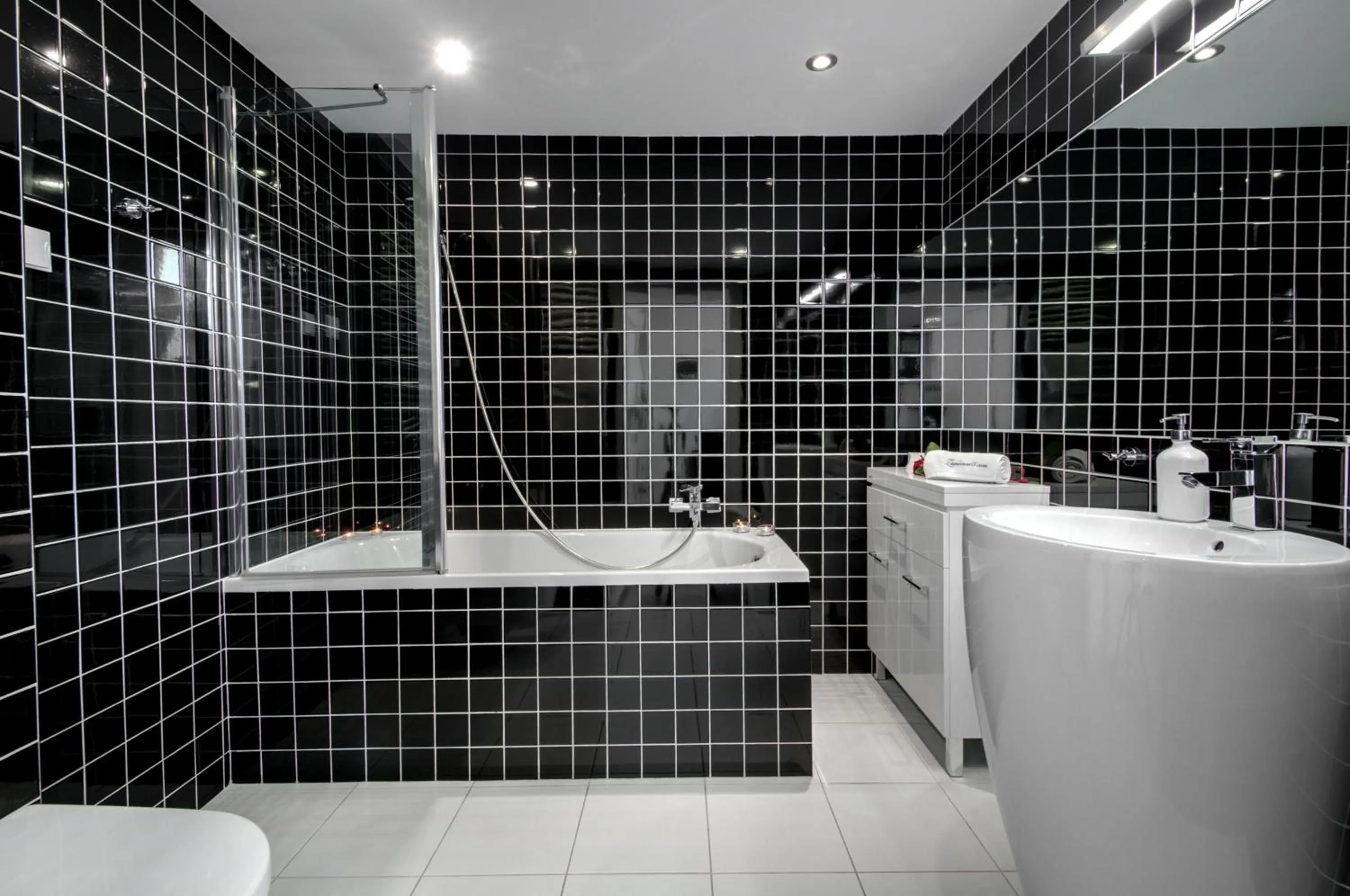 Bathroom in Zamkowa15 Apartments