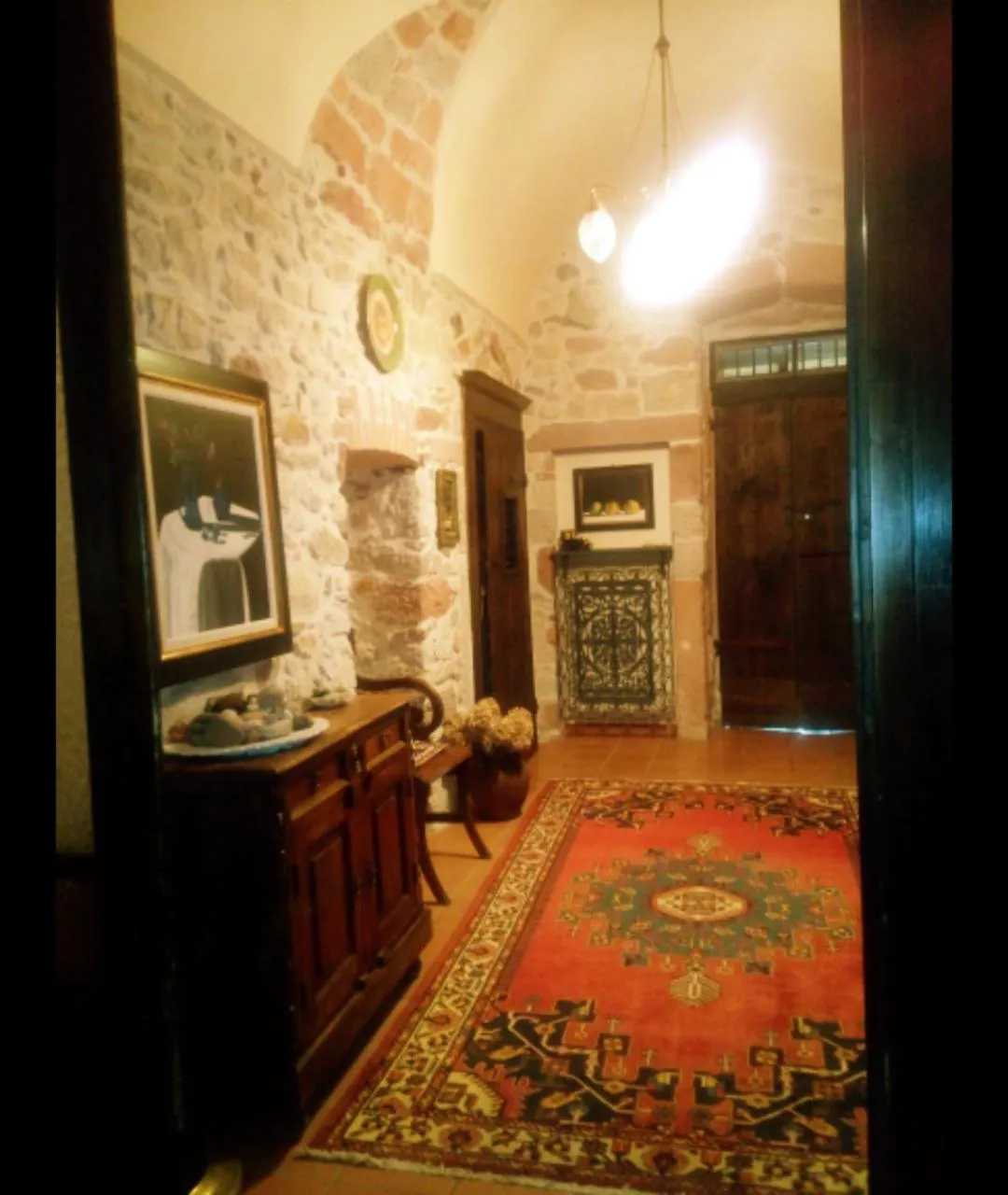 Living room in B&B S'Asilo Sardegna