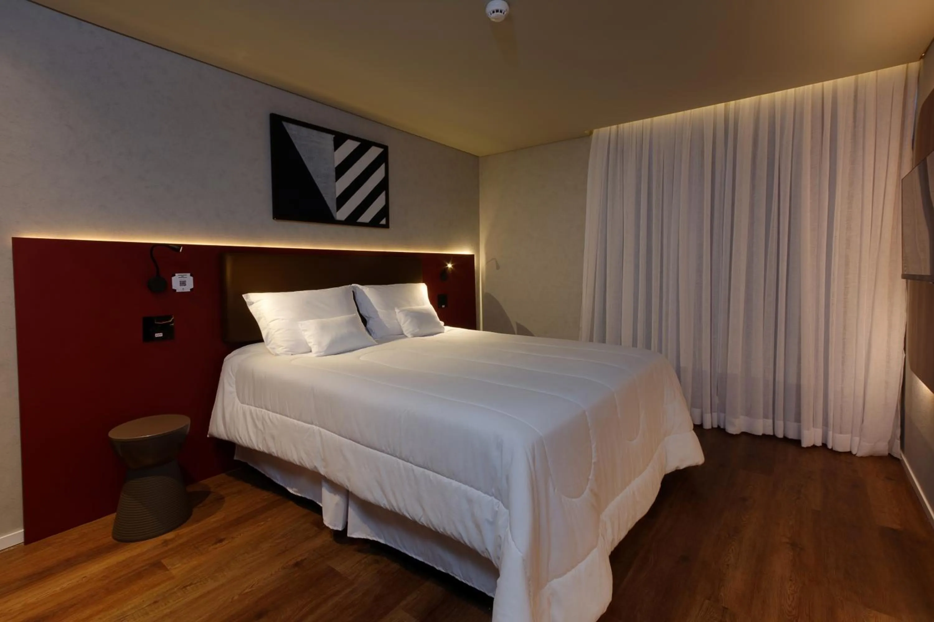 Bed in Golden Tower Express Nações Unidas by Fênix Hotéis