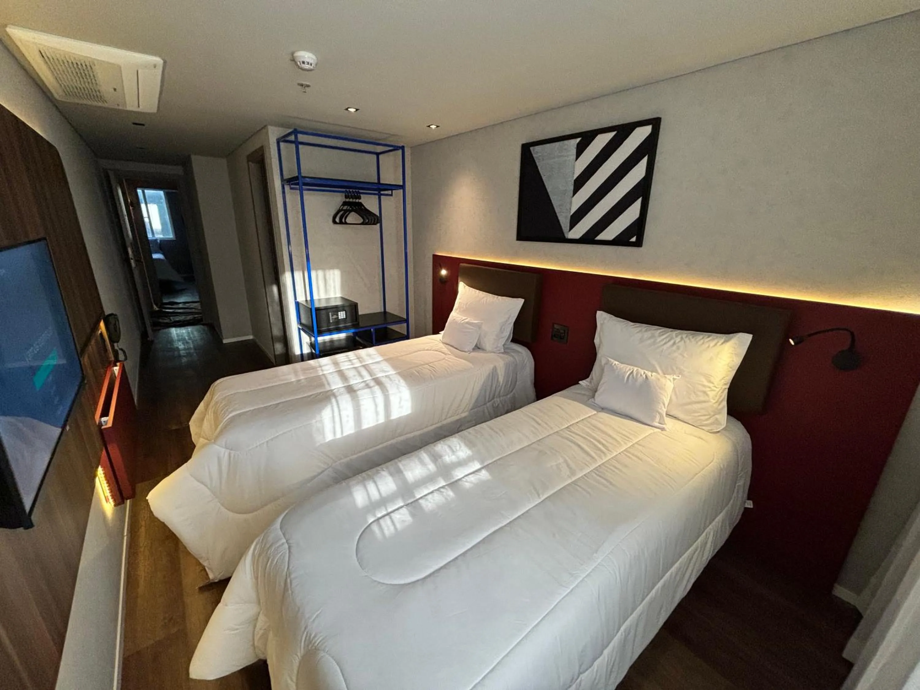 Bed in Golden Tower Express Nações Unidas by Fênix Hotéis