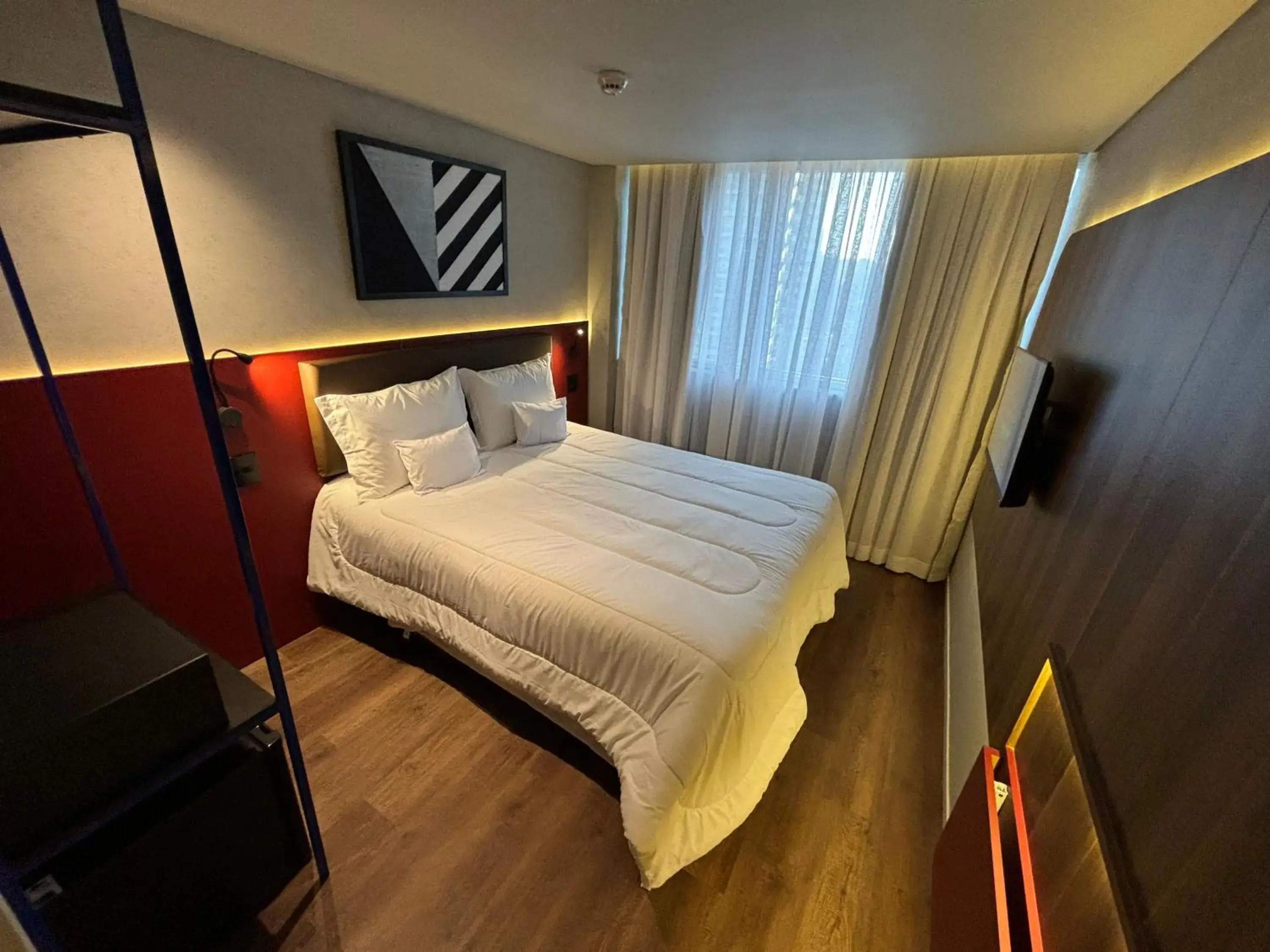 Bed in Golden Tower Express Nações Unidas by Fênix Hotéis Bed in Golden Tower Express Nações Unidas by Fênix Hotéis