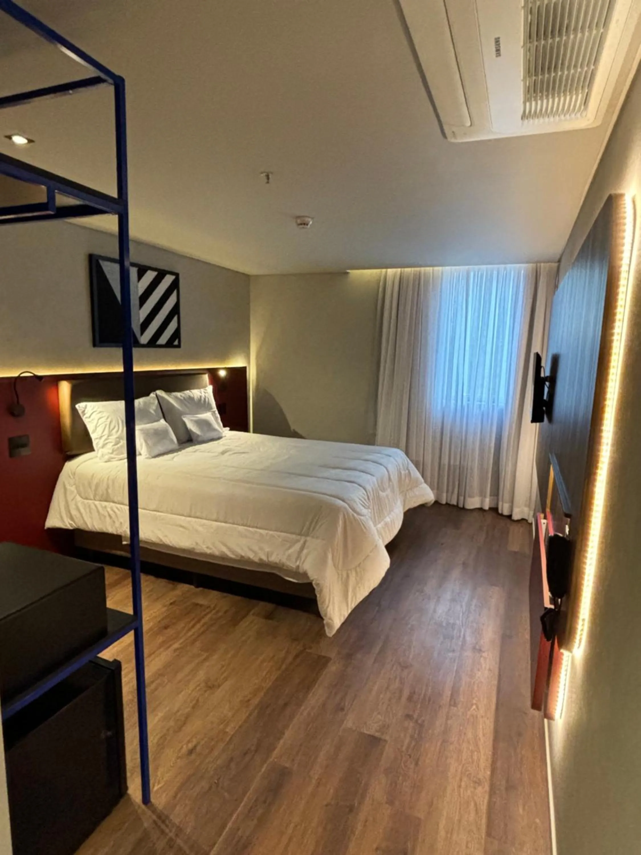 Bed in Golden Tower Express Nações Unidas by Fênix Hotéis