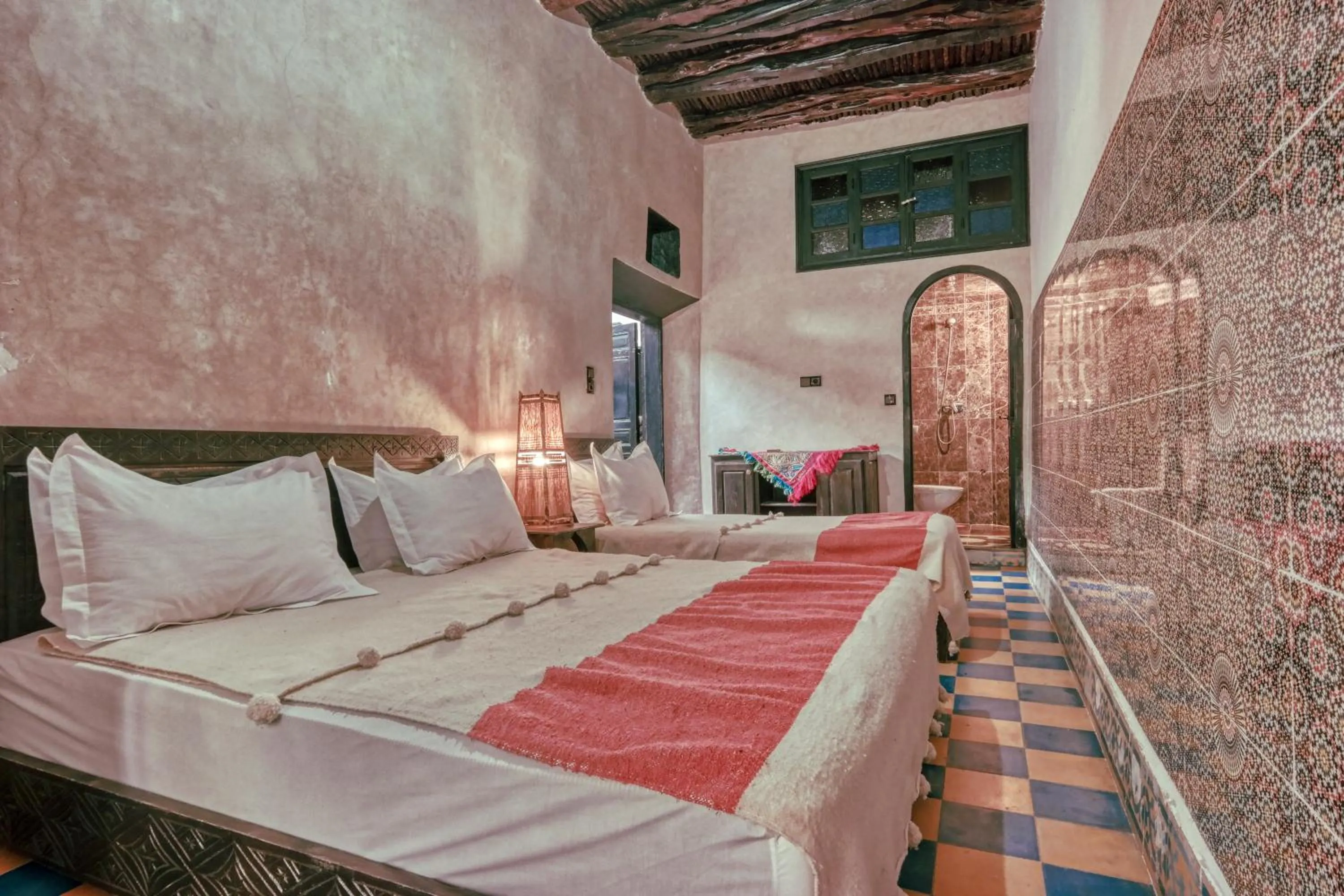 Bed in Riad Beldy
