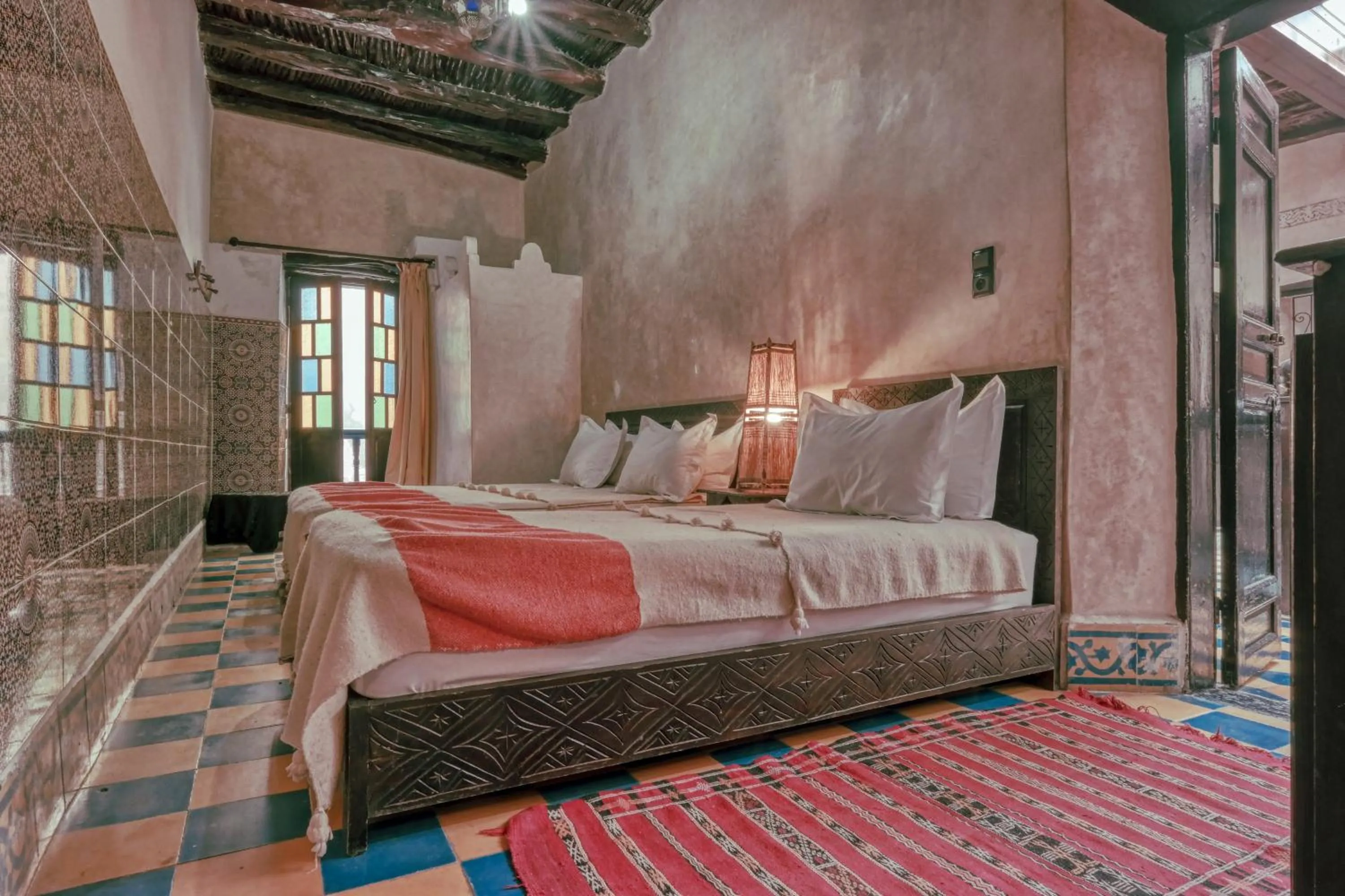 Bed in Riad Beldy