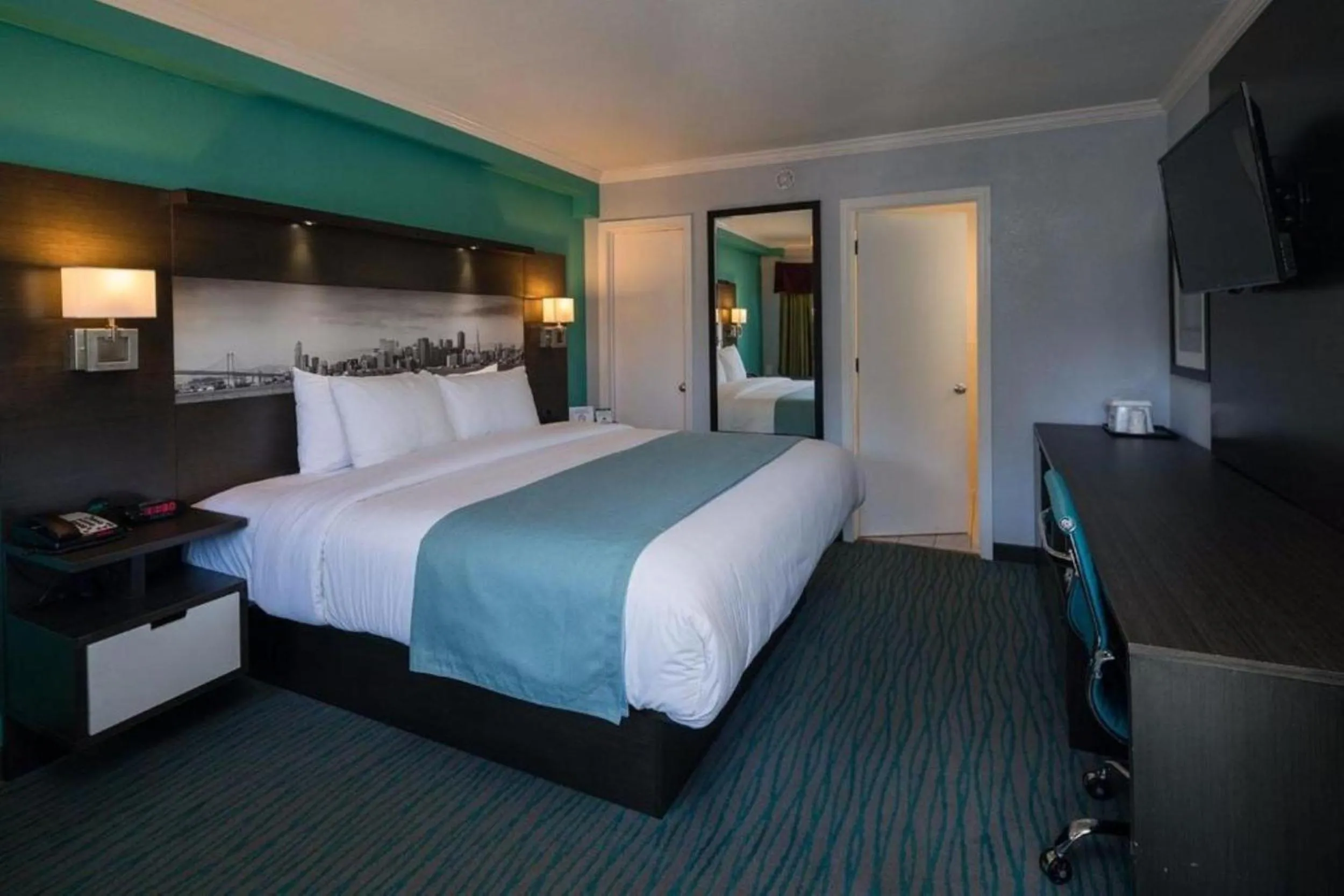 Bed in Symphony Inn