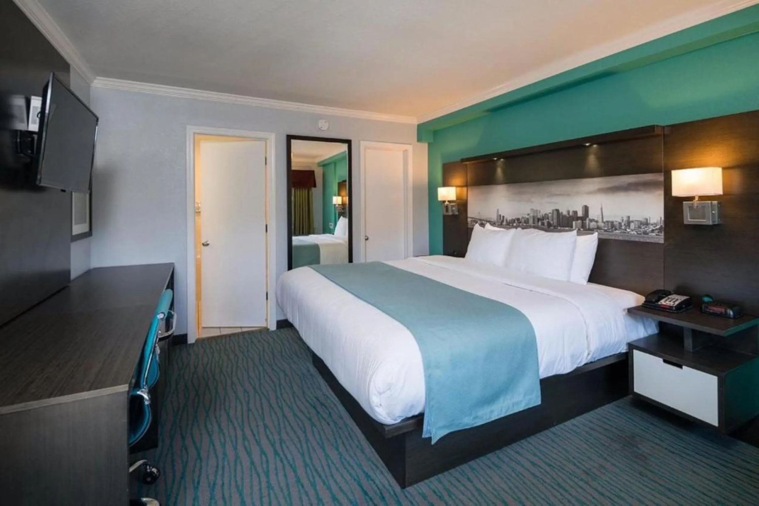 Bed in Symphony Inn