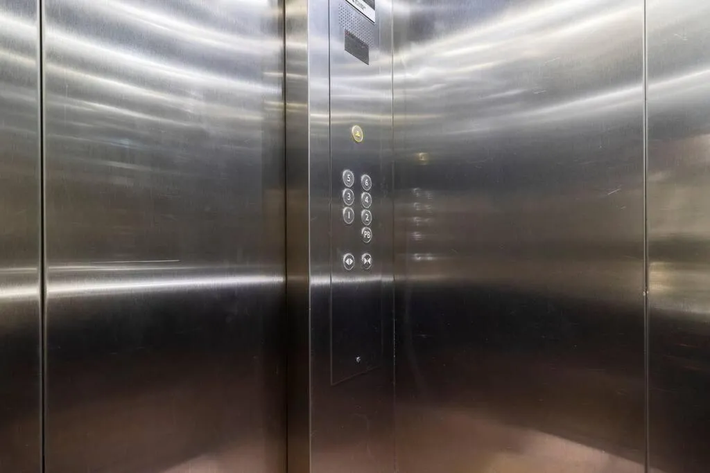 elevator in 301 Historic building 1Bdrm 1bath AC Rooftop