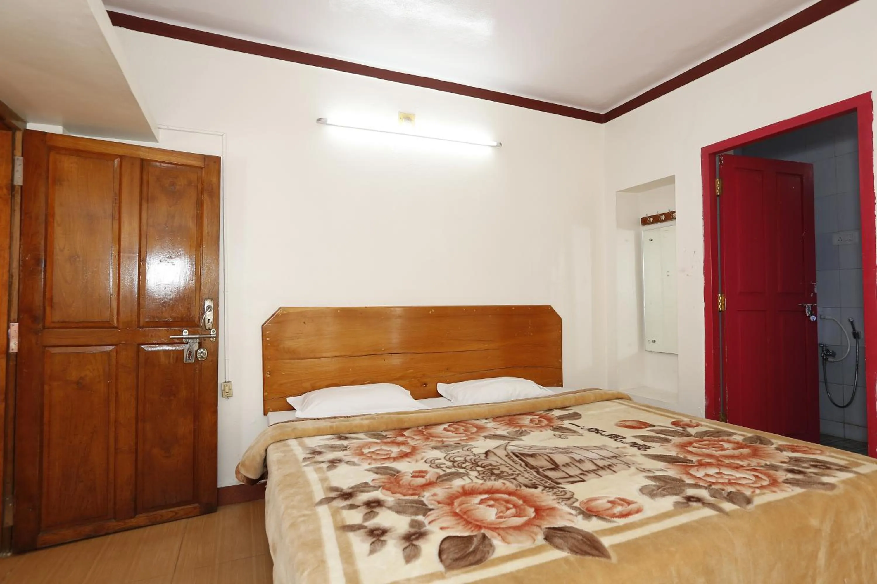 Bed in Hotel Sri Balaji