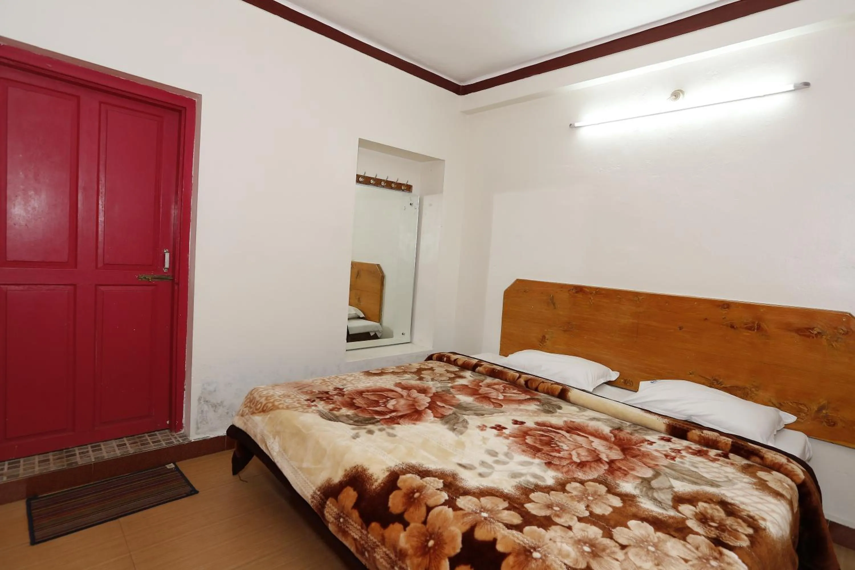 Bed in Hotel Sri Balaji