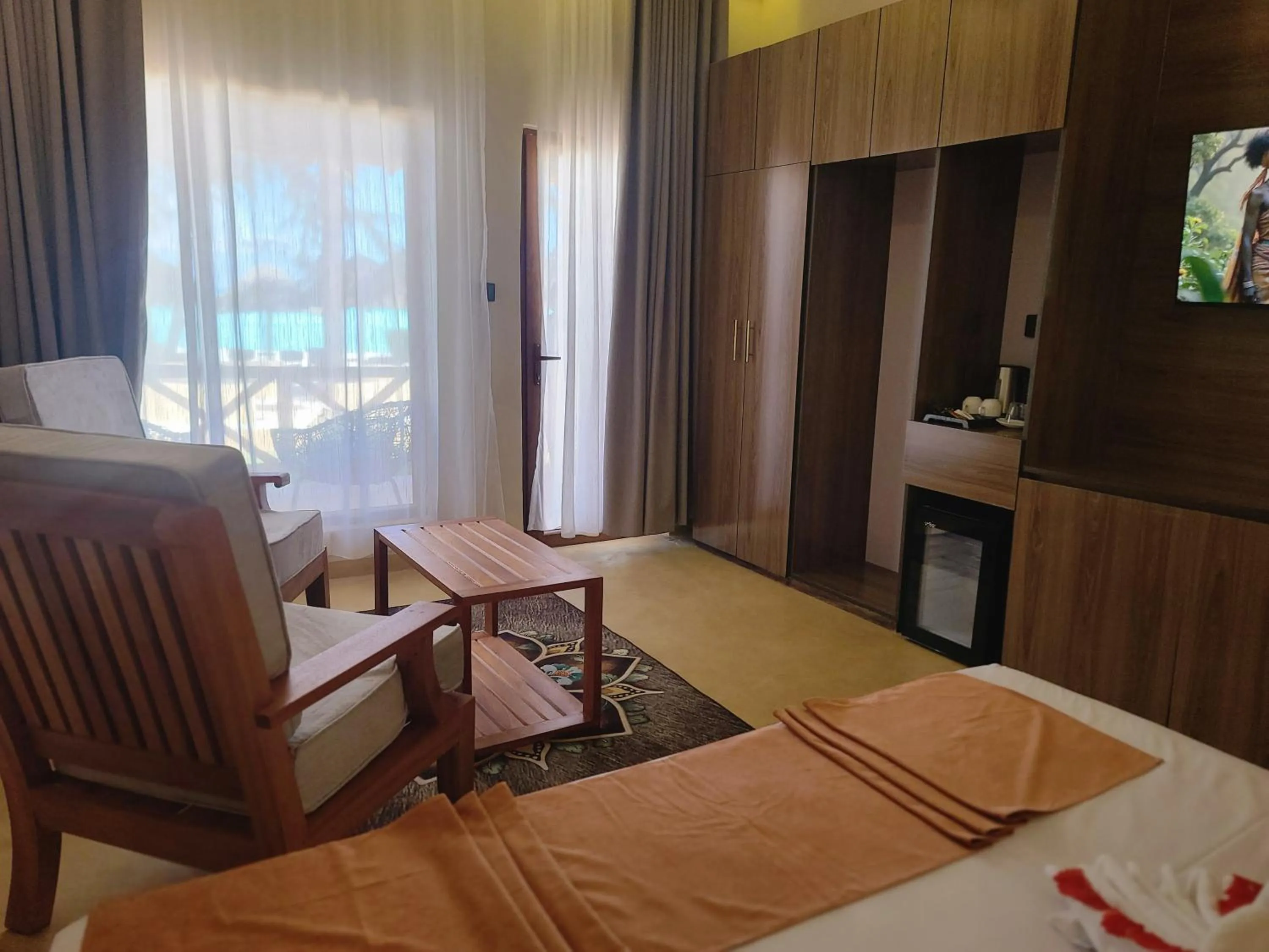 Bed in Tanzanite Beach Resort