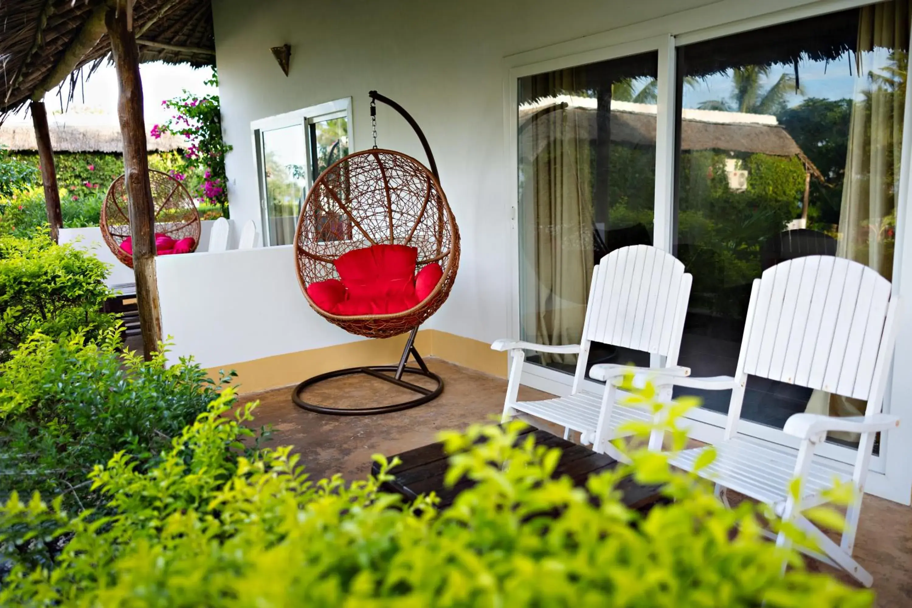 Garden view in Tanzanite Beach Resort Garden view in Tanzanite Beach Resort