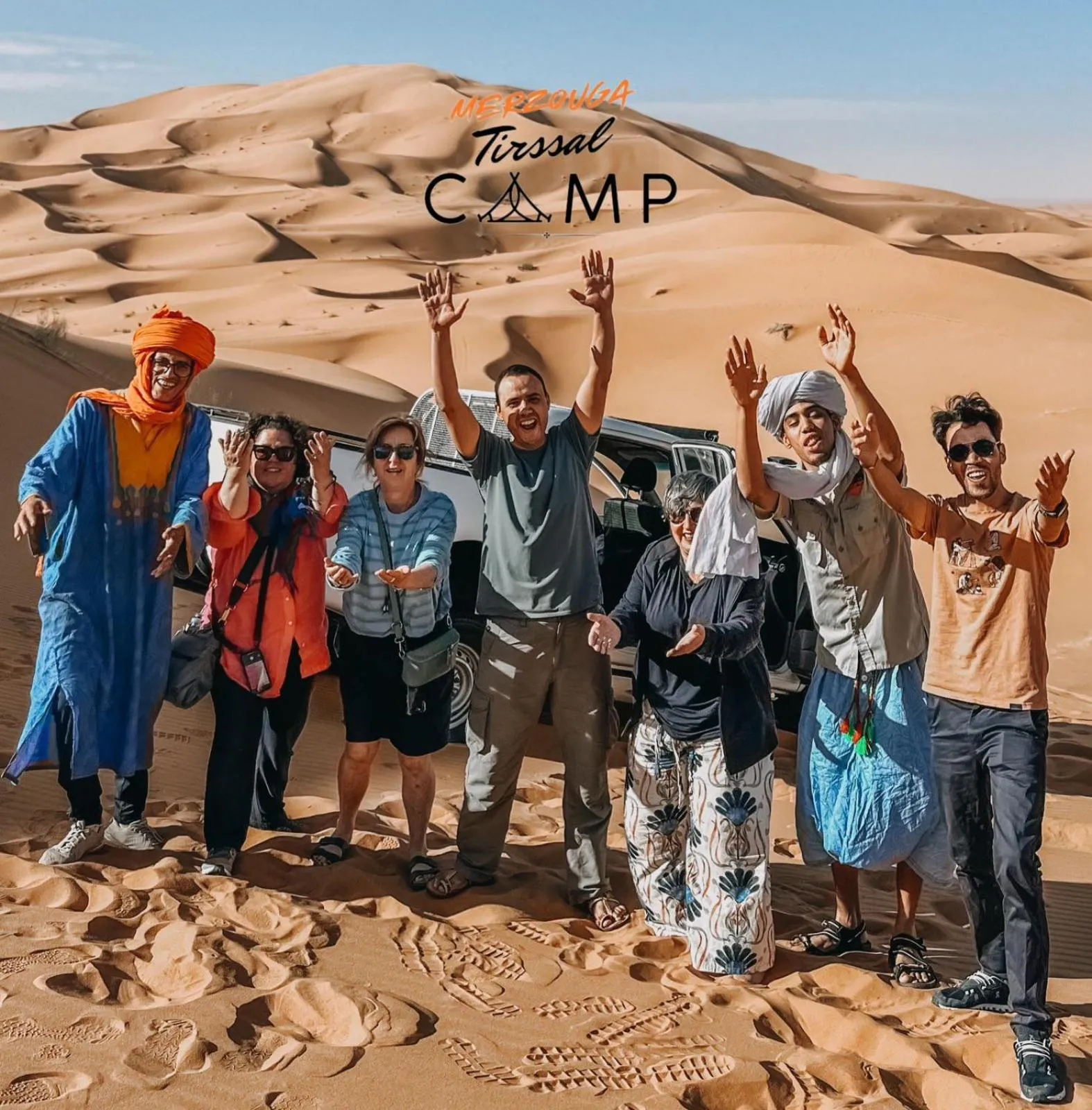 Natural landscape in Merzouga Tirssal Camp