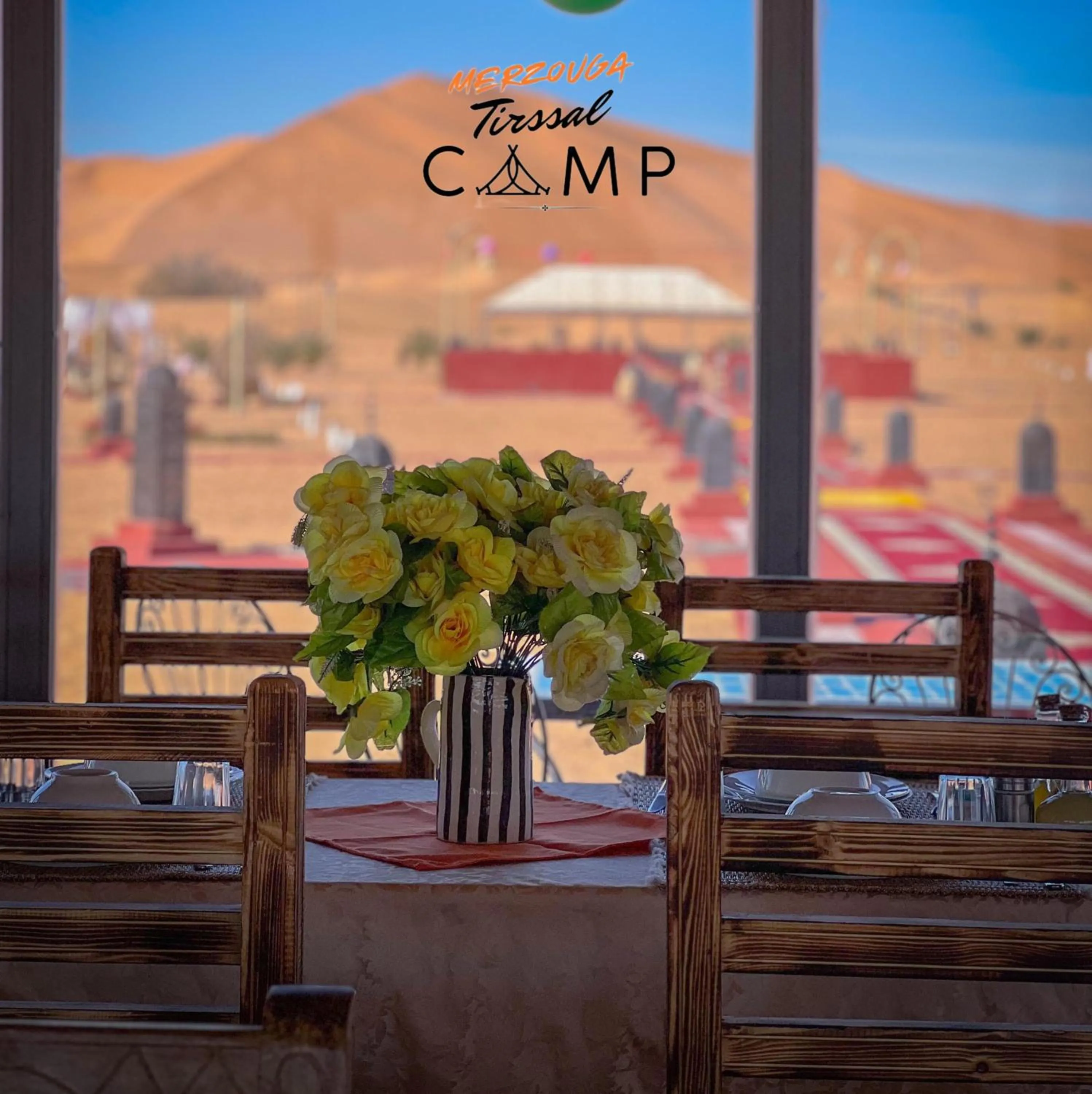 Natural landscape in Merzouga Tirssal Camp