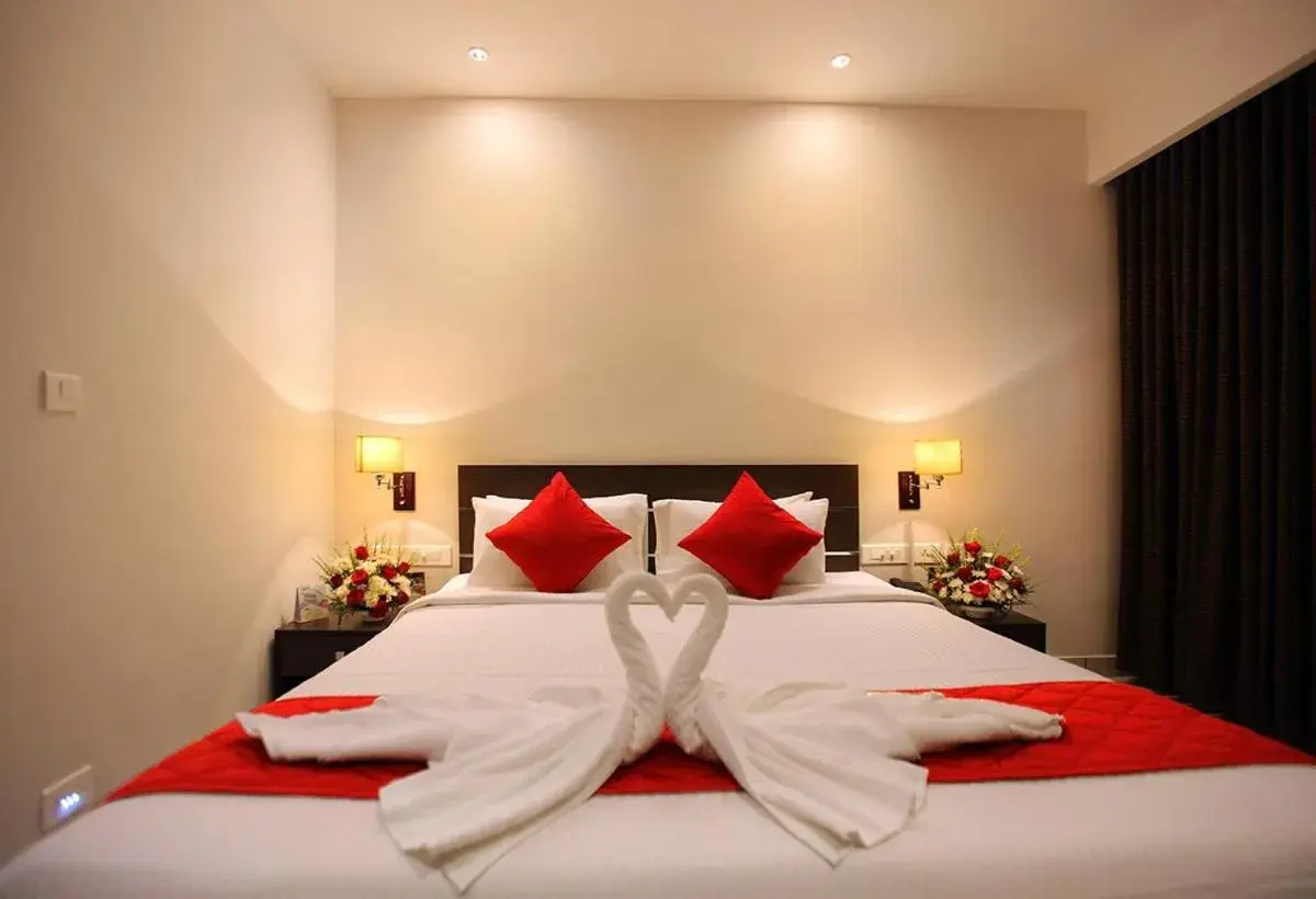 Bed in HOTEL SAN Bed in HOTEL SAN