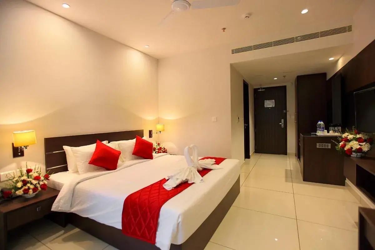 Bed in HOTEL SAN Bed in HOTEL SAN