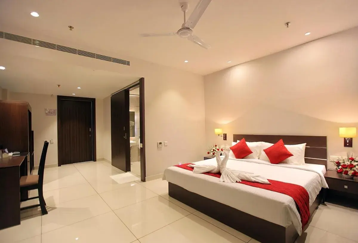 Bed in HOTEL SAN Bed in HOTEL SAN