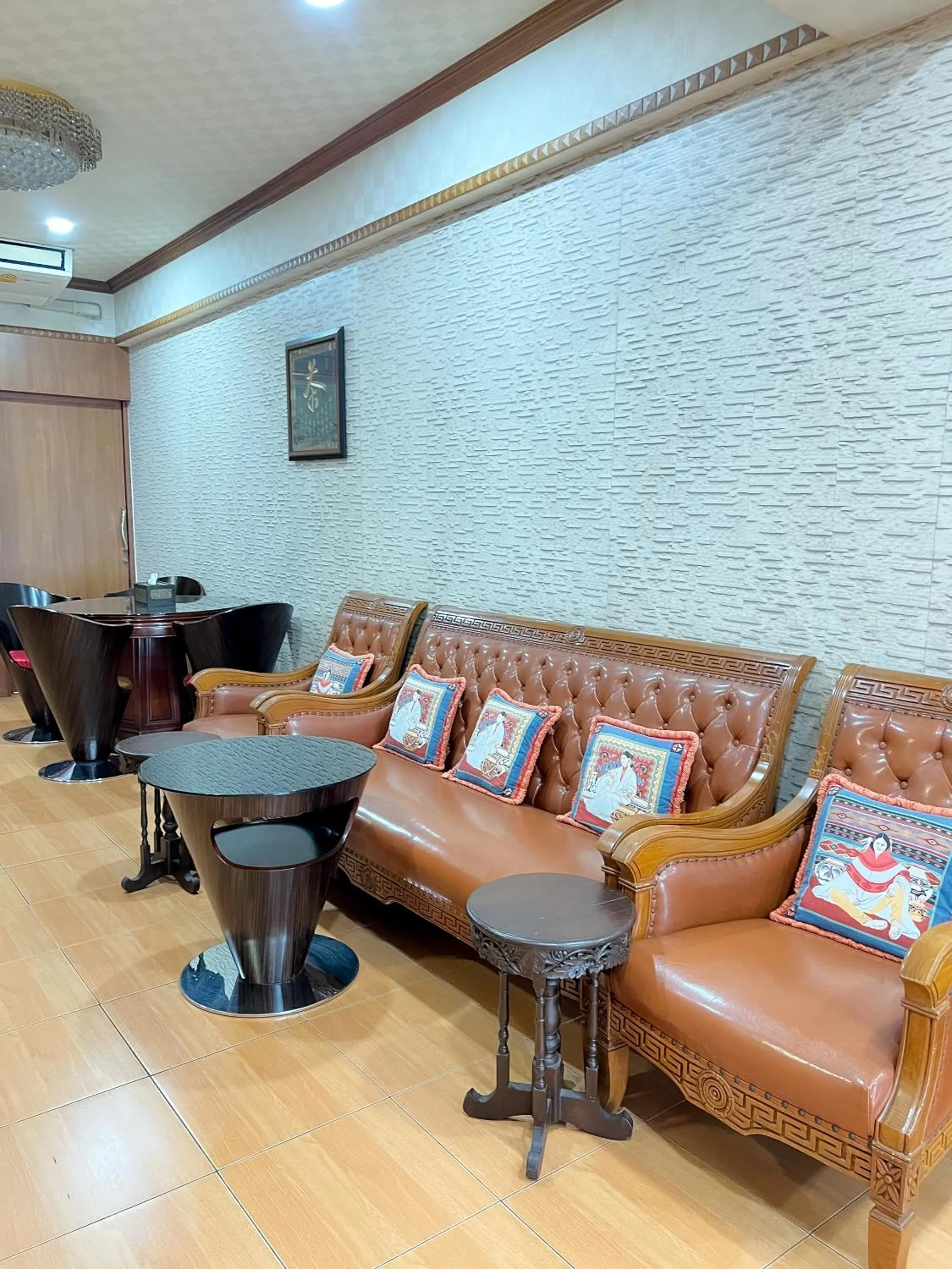 Living room in Silom Dynasty Hostel