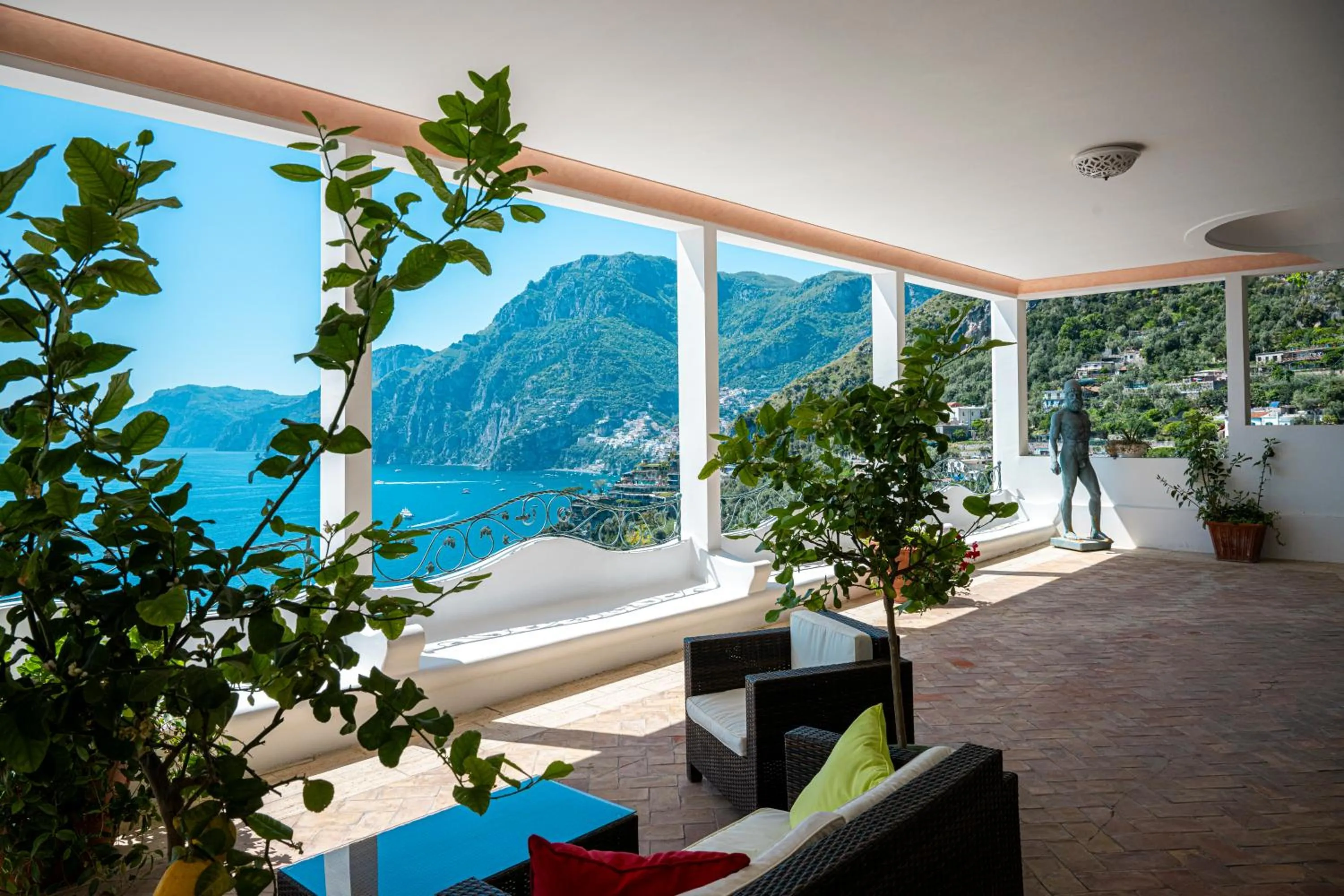 Balcony/Terrace in Villa Santa Chiara Positano Suites