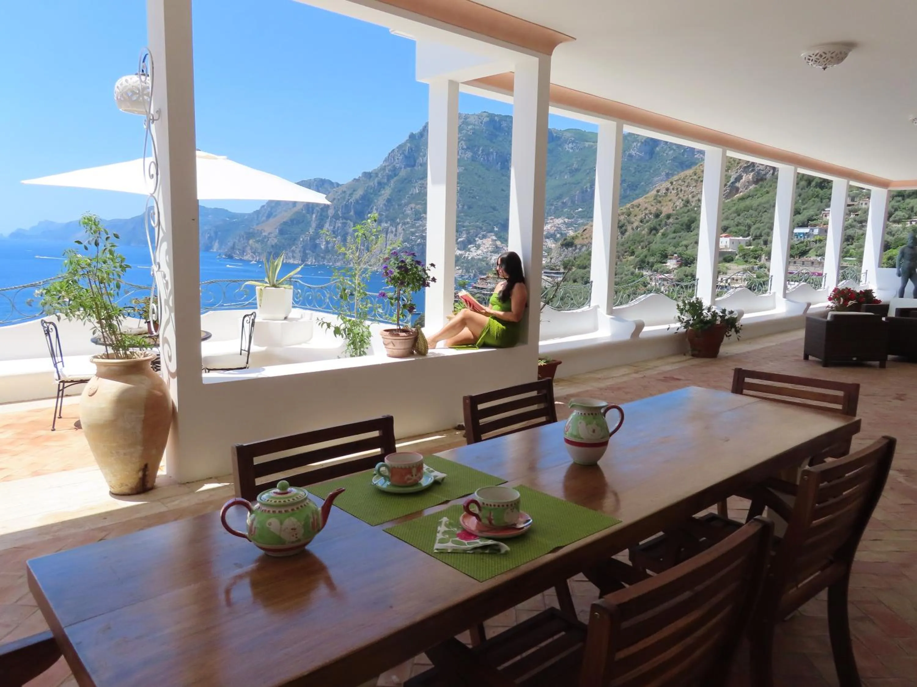 Balcony/Terrace in Villa Santa Chiara Positano Suites
