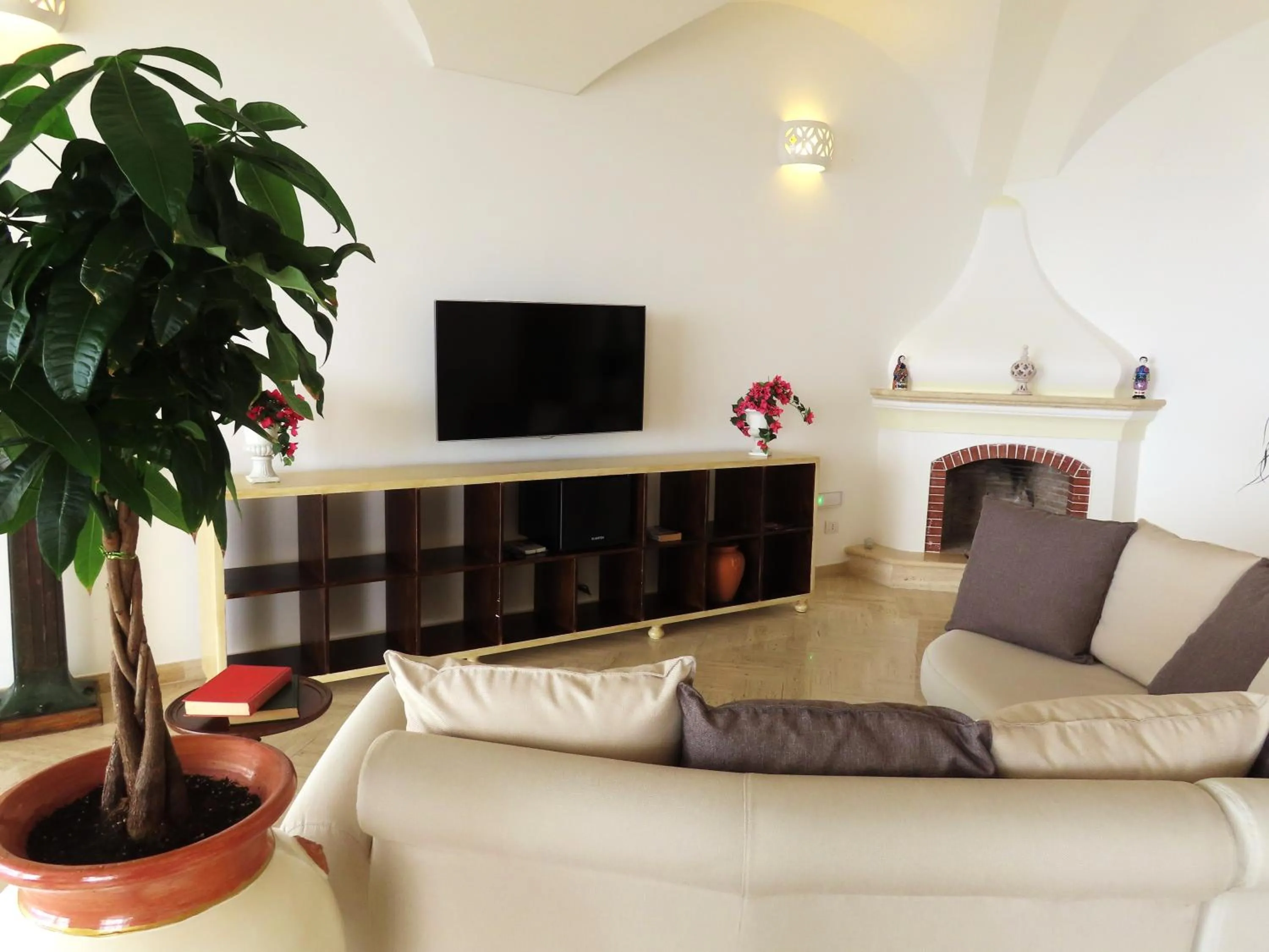Living room in Villa Santa Chiara Positano Suites