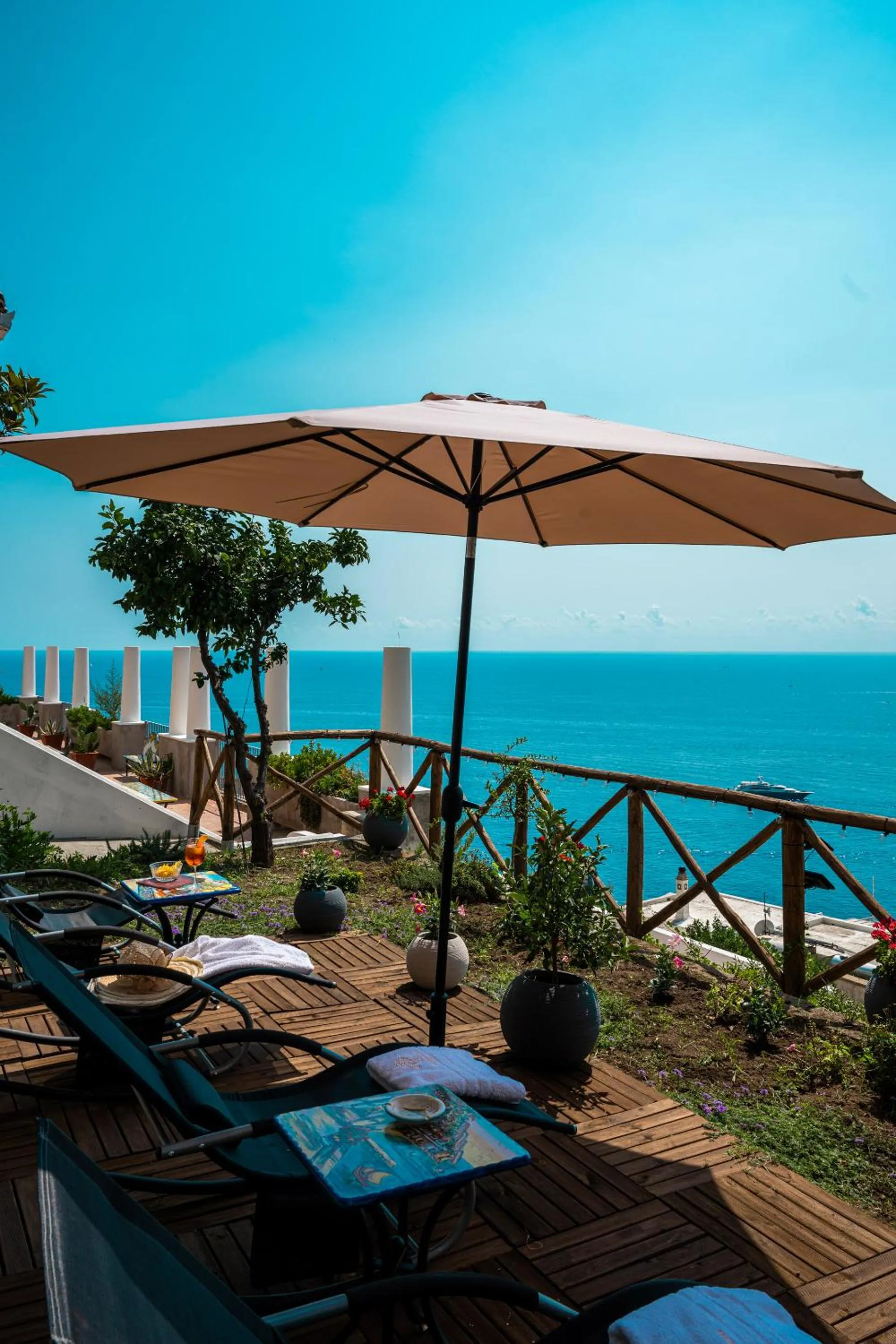 Bird's eye view in Villa Santa Chiara Positano Suites