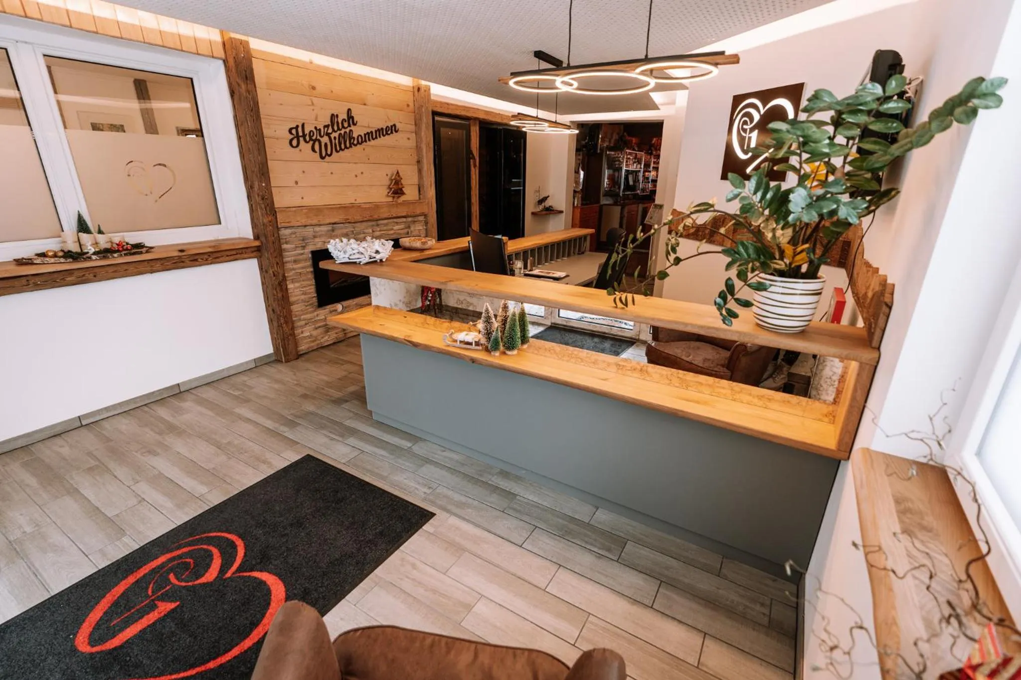 Lobby or reception in Hotel Garni Familie Gruber