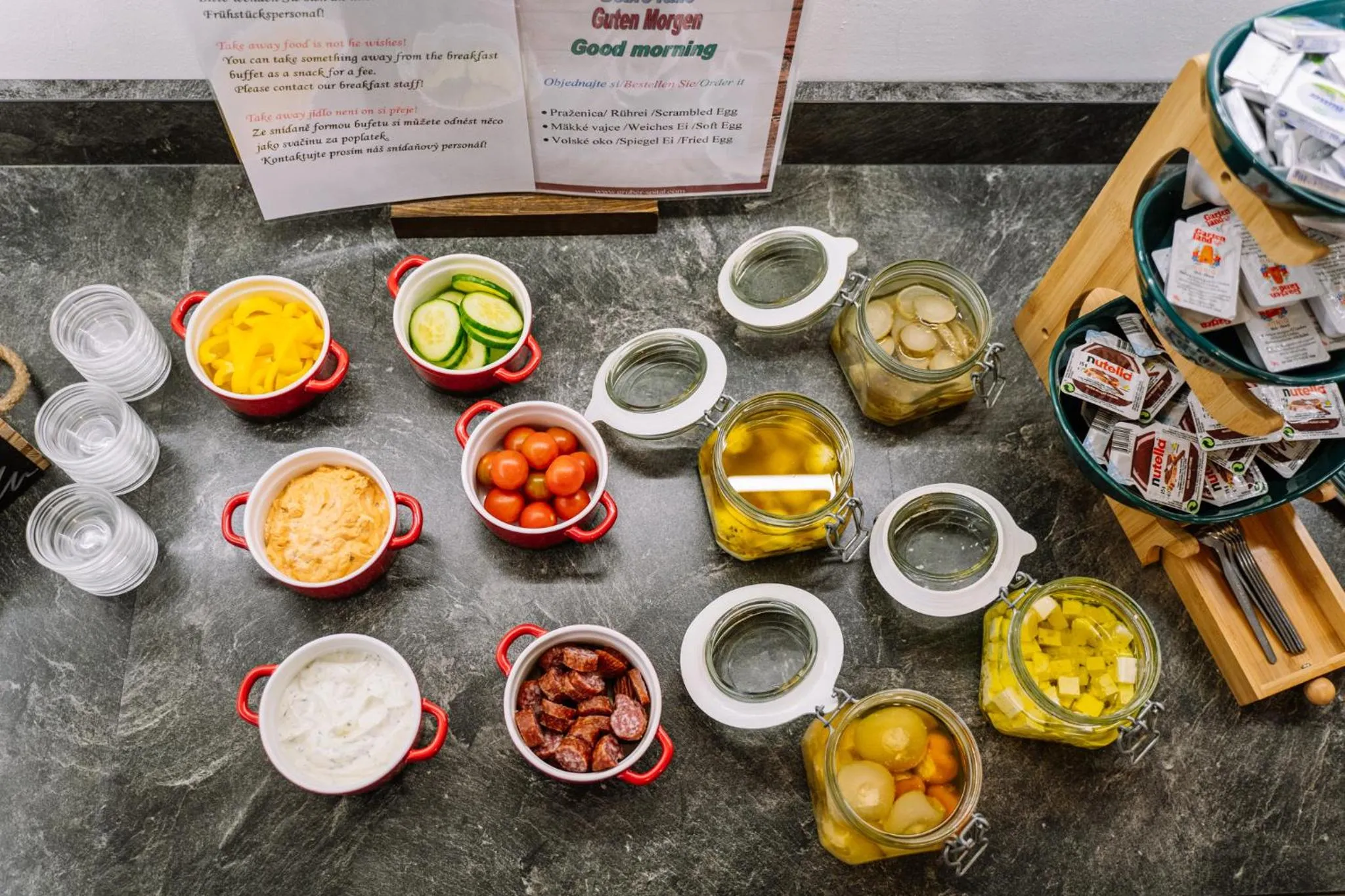 Breakfast in Hotel Garni Familie Gruber