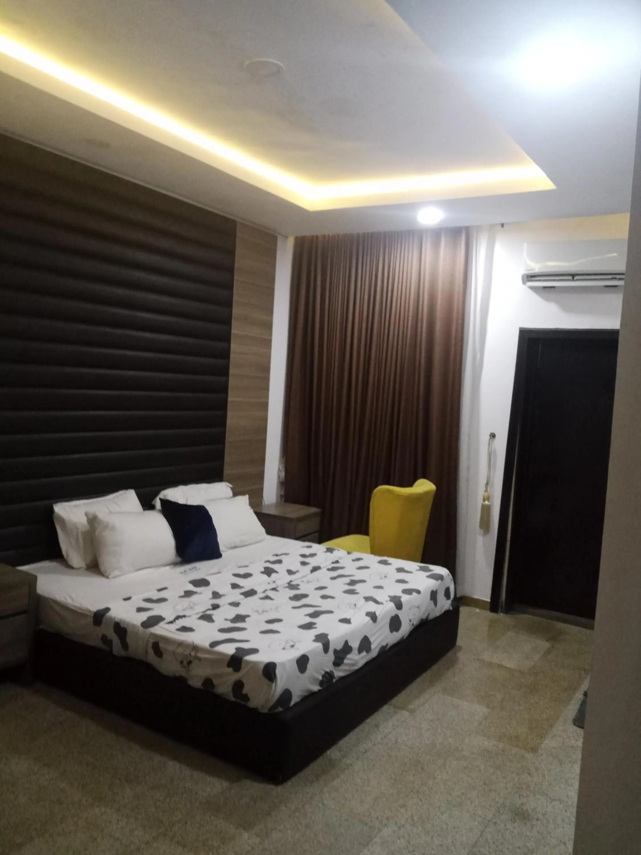 Bed in Blue Moon Beach Hotel and Resort Lekki Lagos