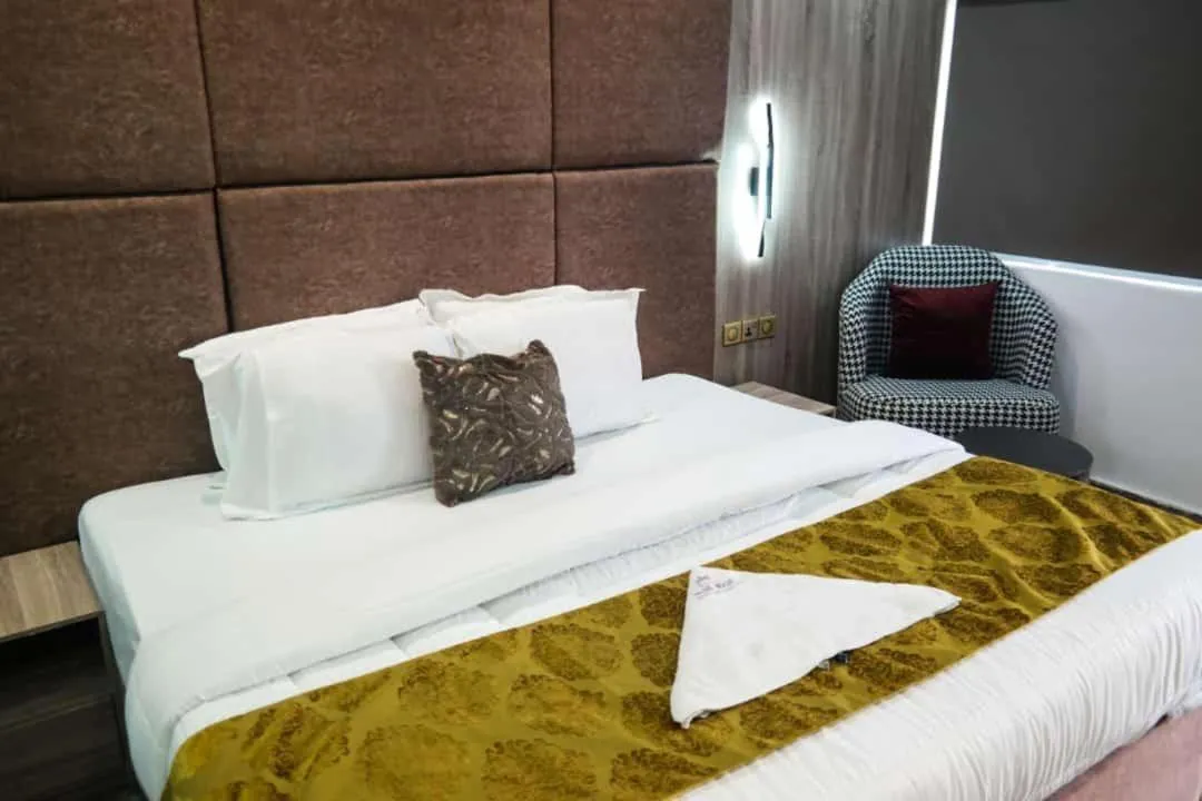 Bed in Blue Moon Beach Hotel and Resort Lekki Lagos