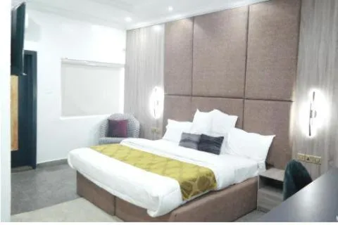 Bed in Blue Moon Beach Hotel and Resort Lekki Lagos