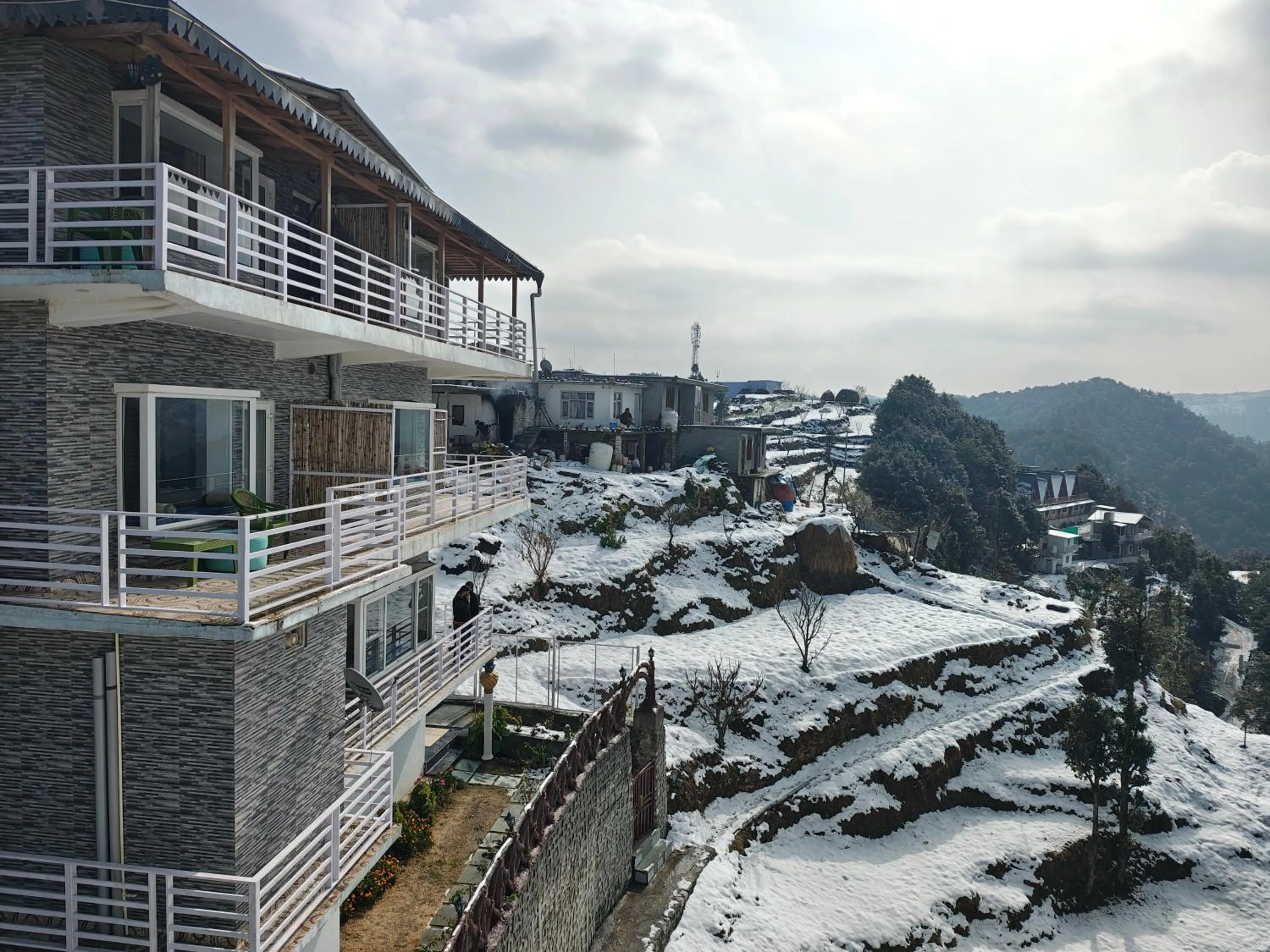 Balcony/Terrace in Abhi's Cottage