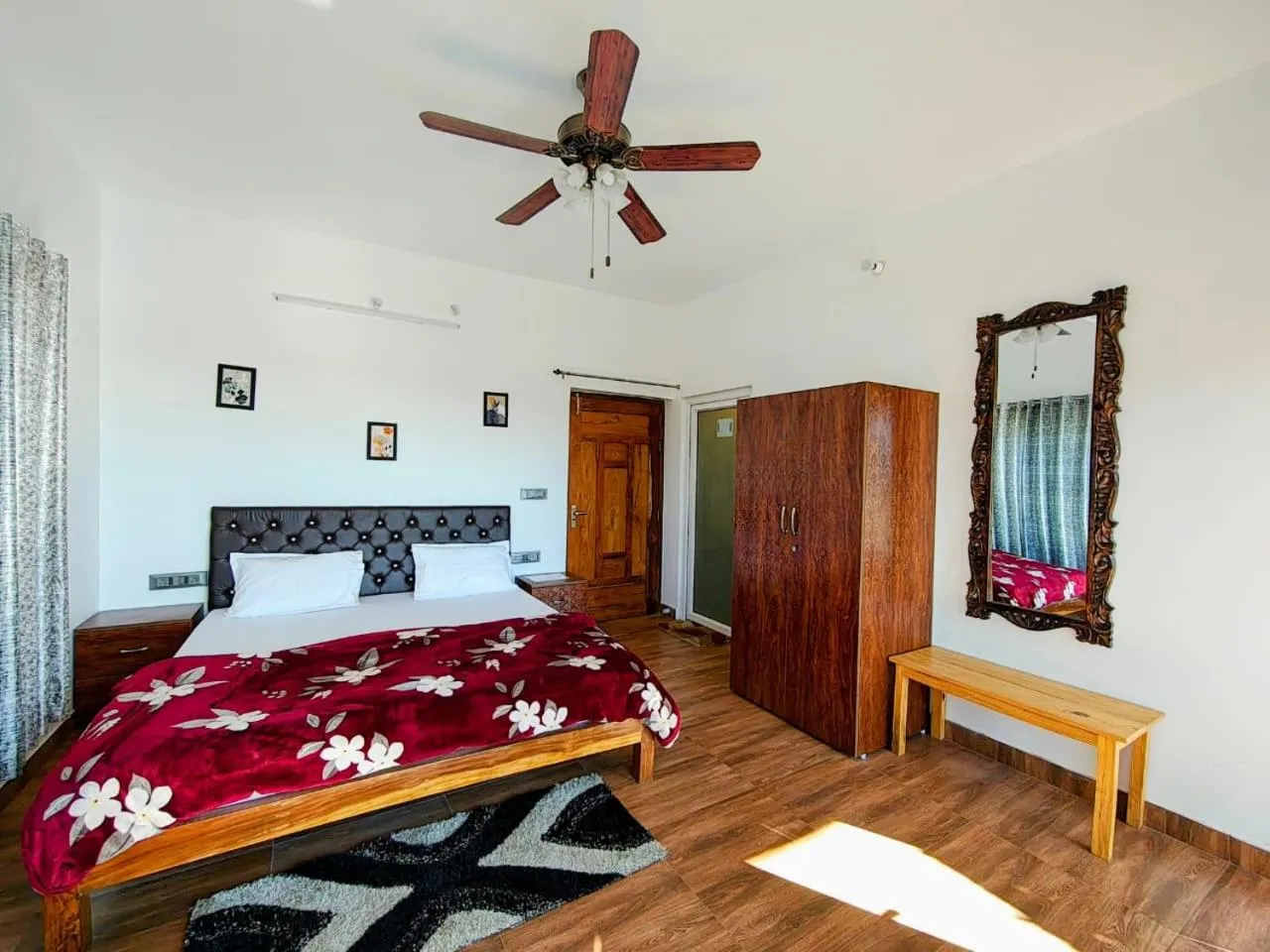 Bed in Abhi's Cottage