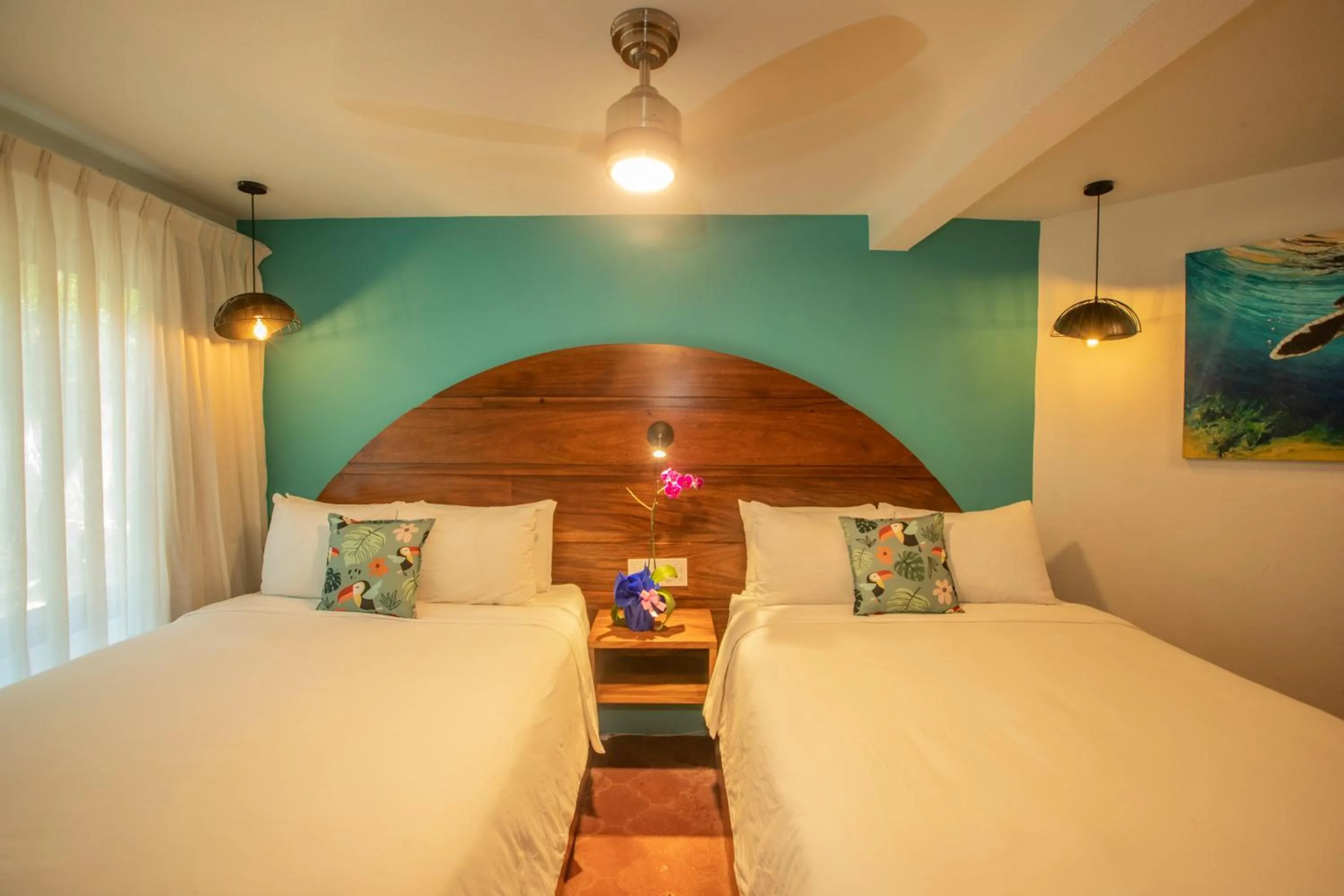 Bed in Hotel El Velero