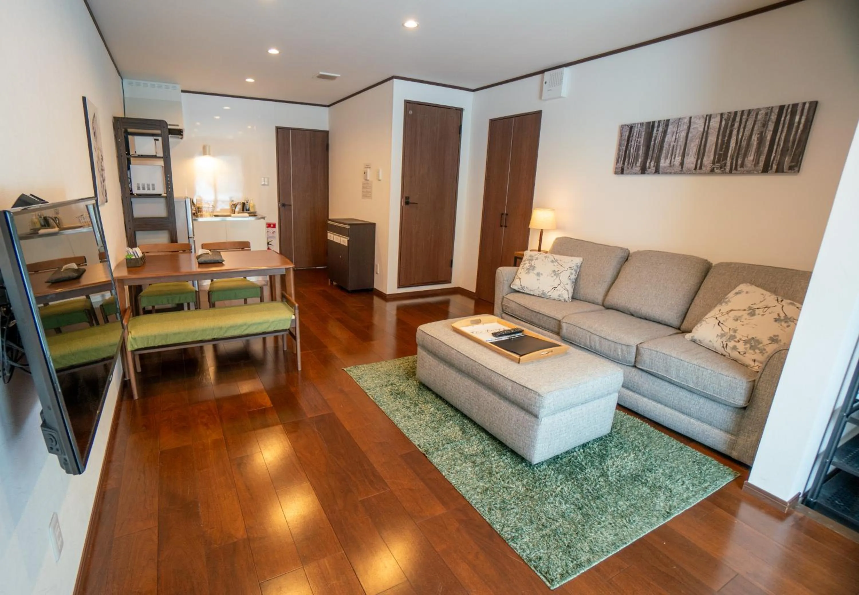 Living room, Bed in Le Bocage - Hakuba Echoland Chalets