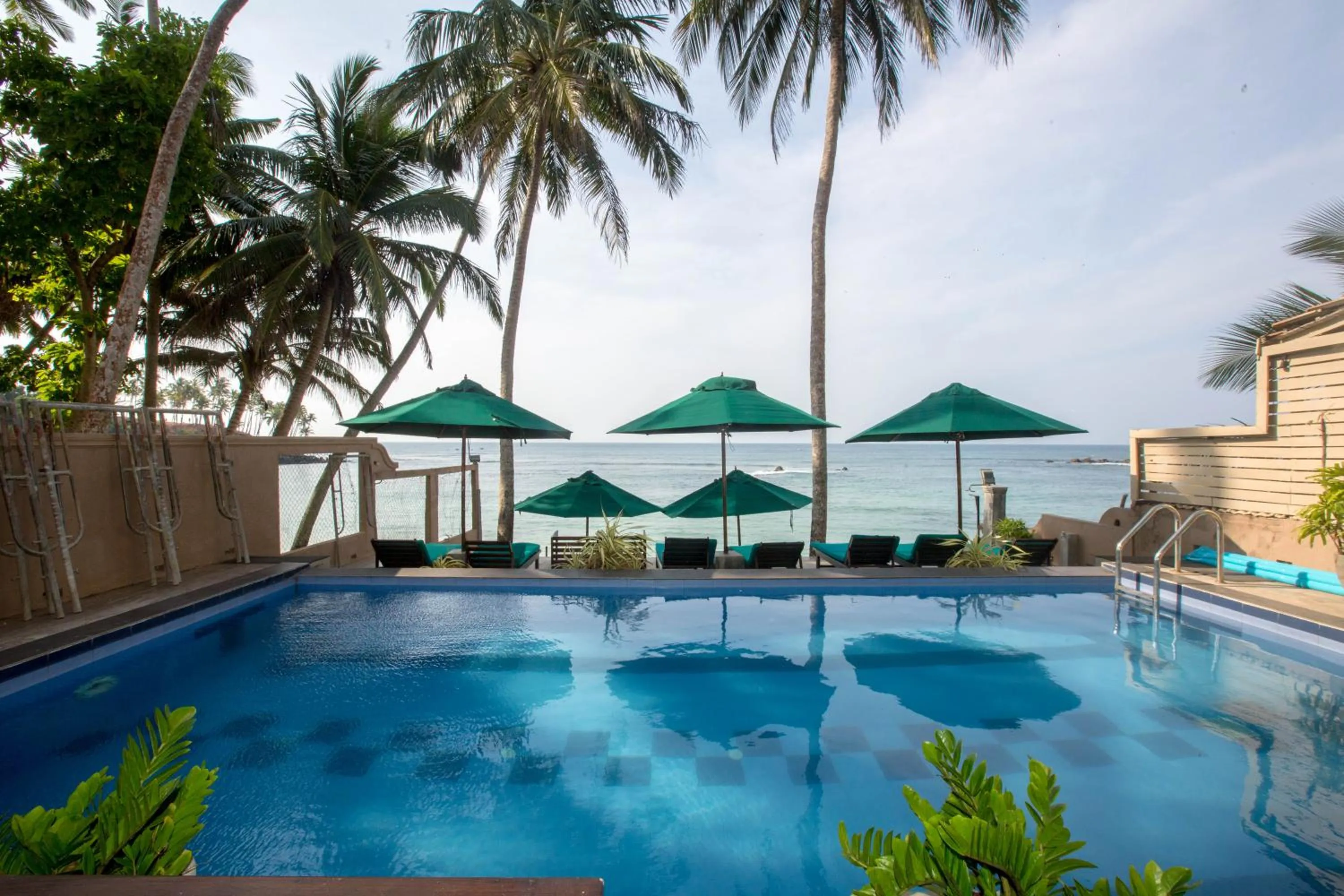 Pool view in Sea World Boutique Hotel