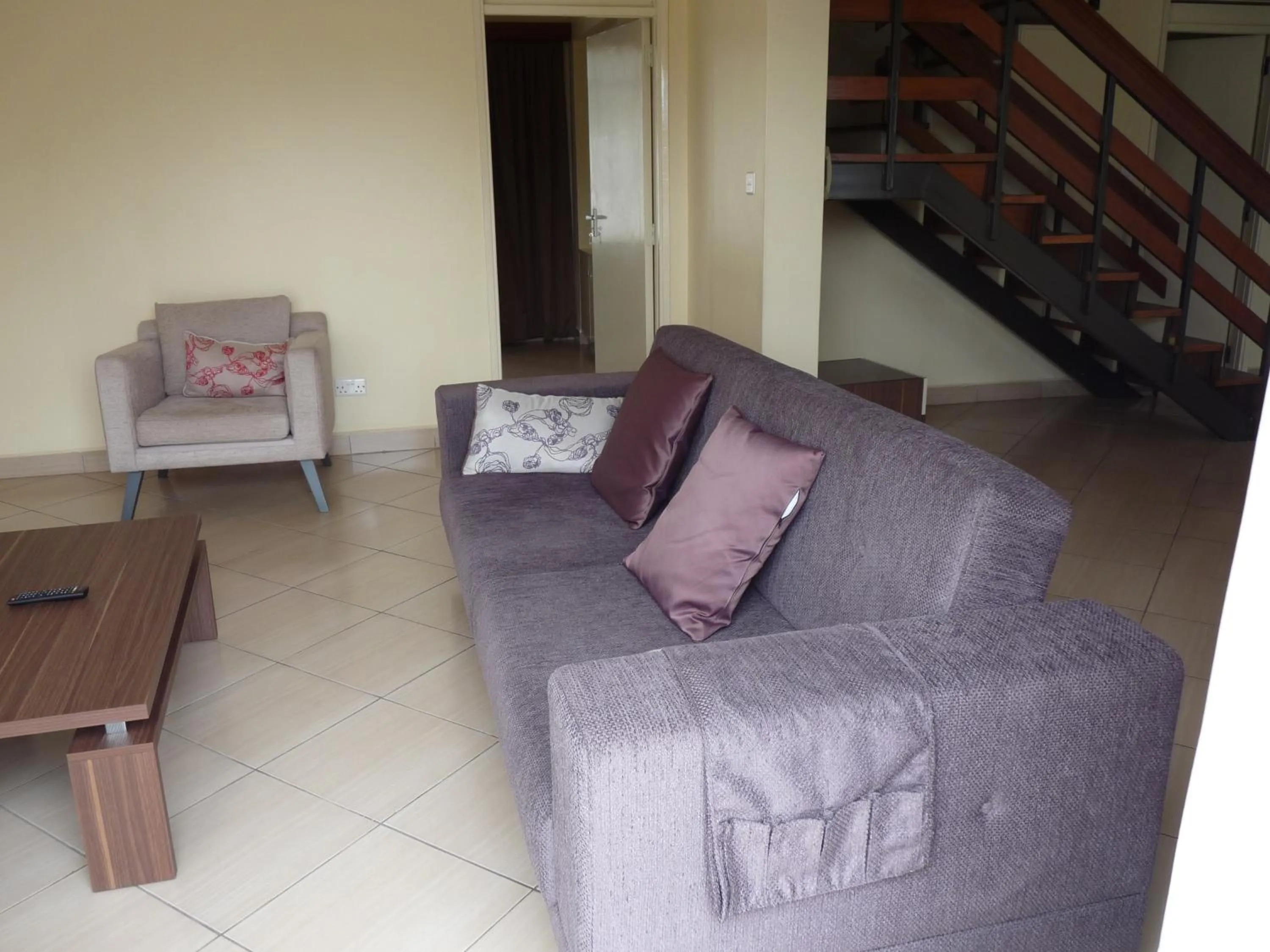 Living room in Norfolk Towers Serviced Apartment -Nairobi, City Centre CBD