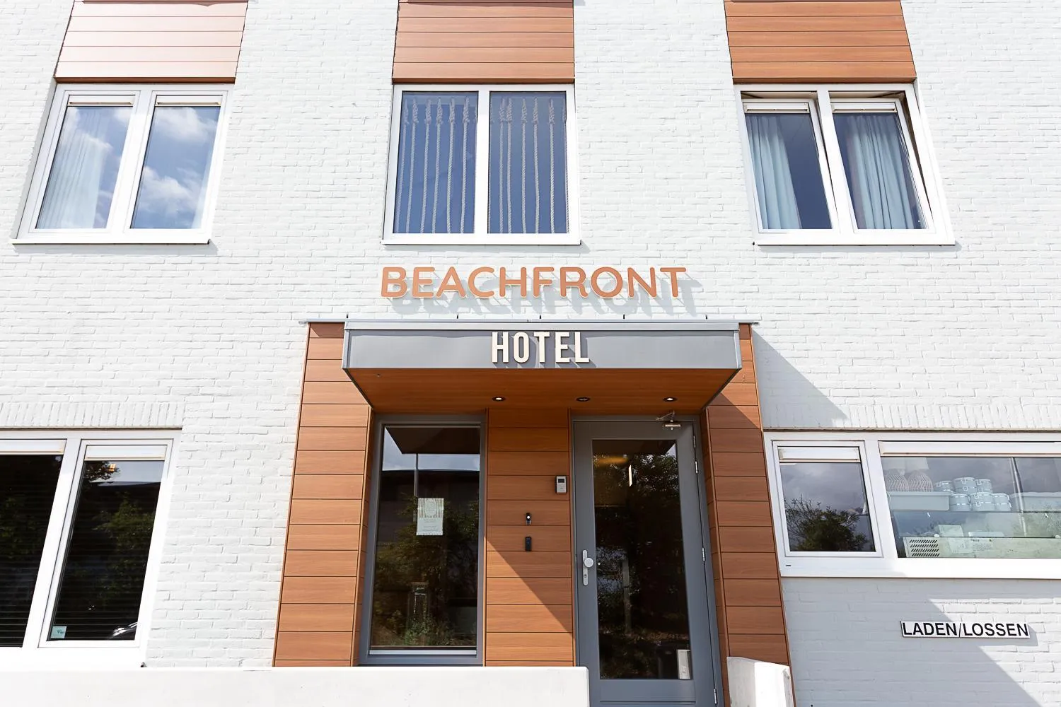 Facade/entrance in Beachfront Boutiquehotel