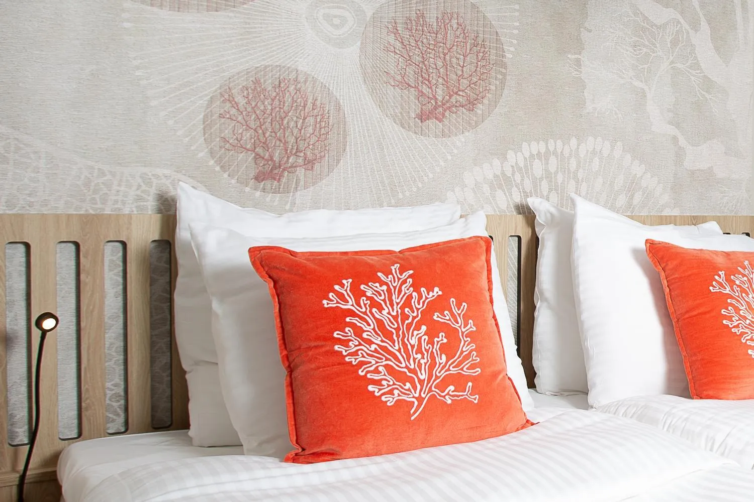 Bed in Beachfront Boutiquehotel