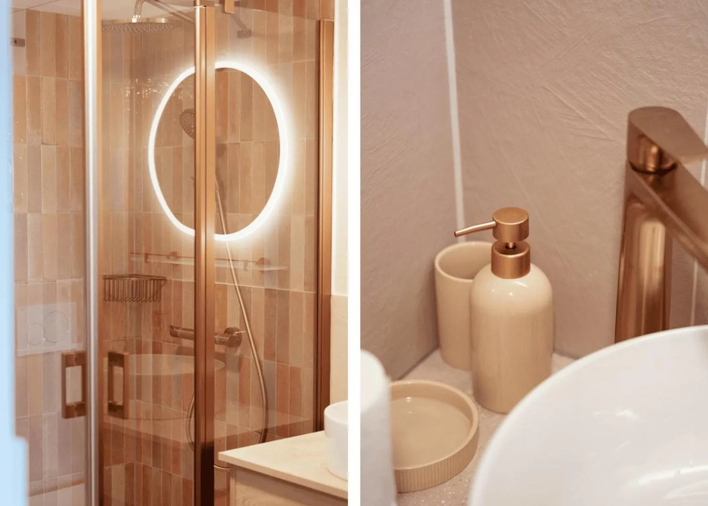 Shower in Beachfront Boutiquehotel