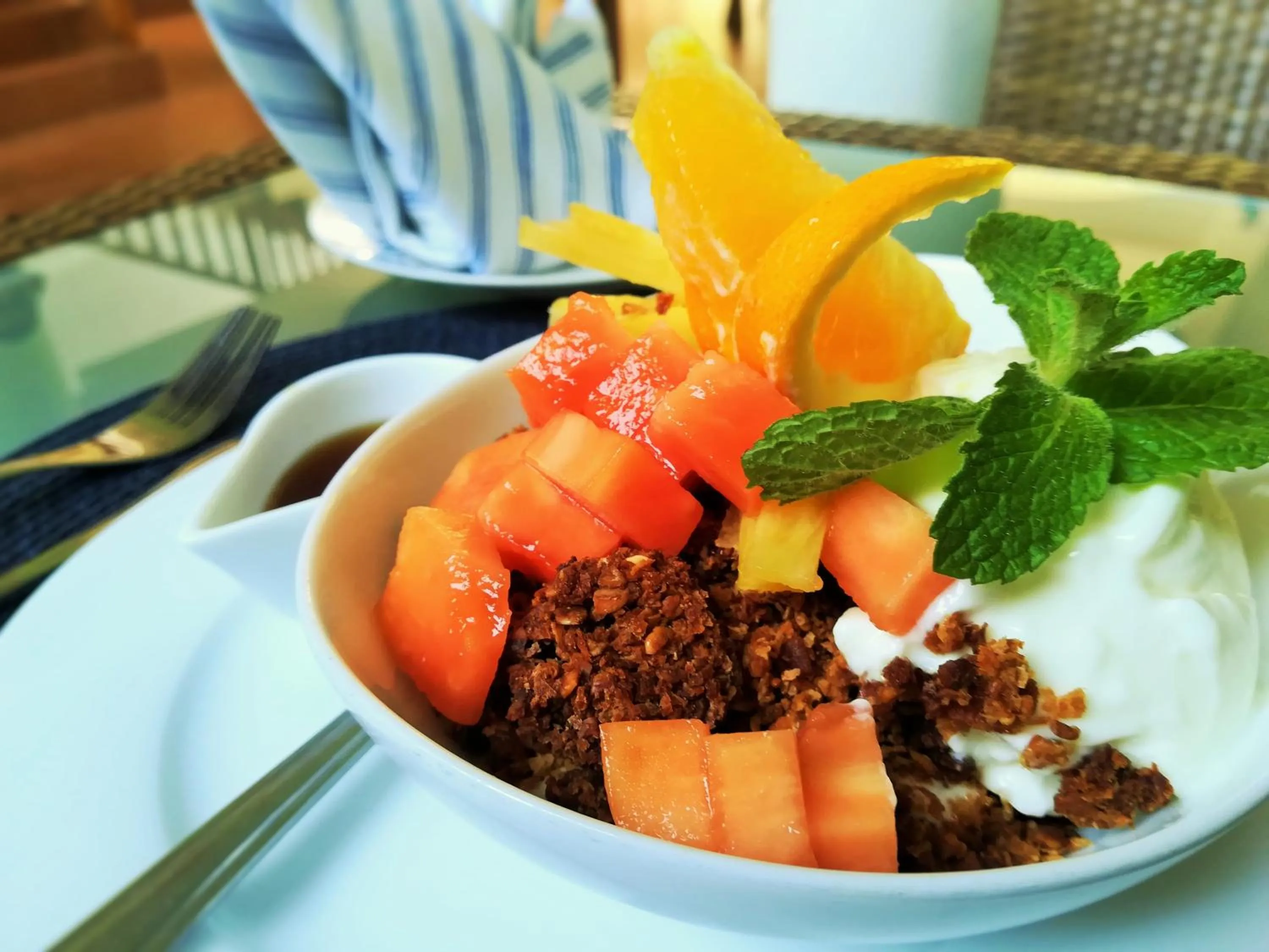 Breakfast in Unawatuna Nor Lanka Hotel