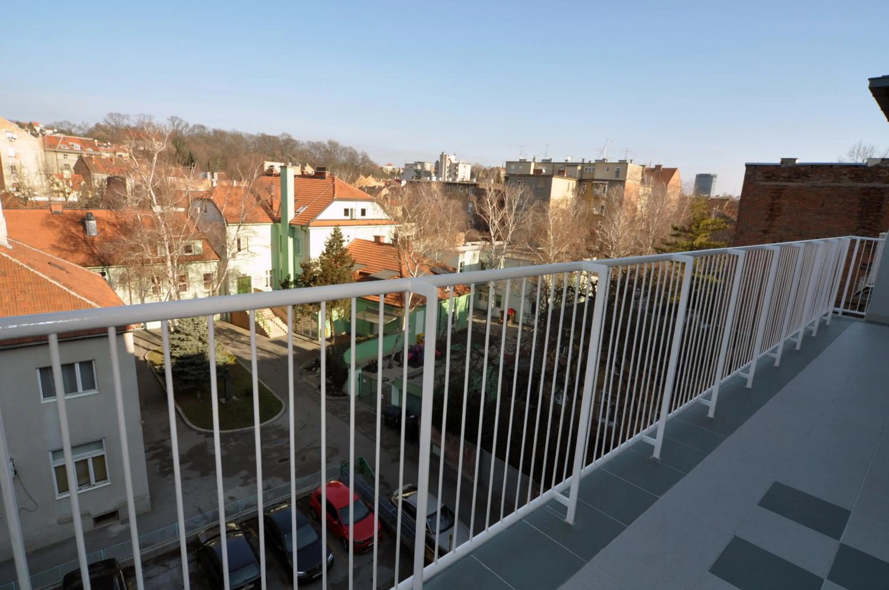 Bird's eye view in Bellevue Apartment