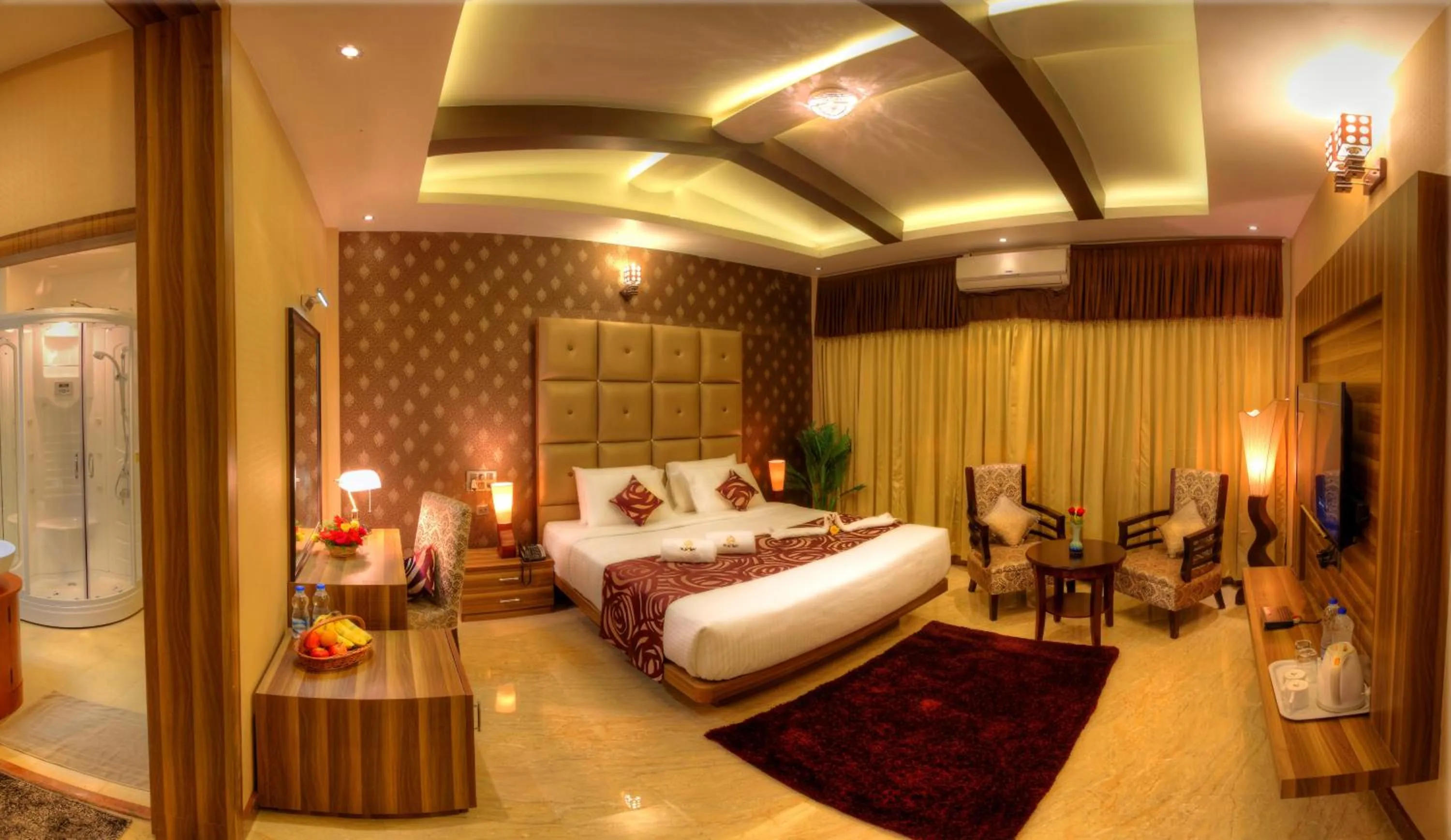 Photo of the whole room, Bed in Jal Mahal Resort and Spa