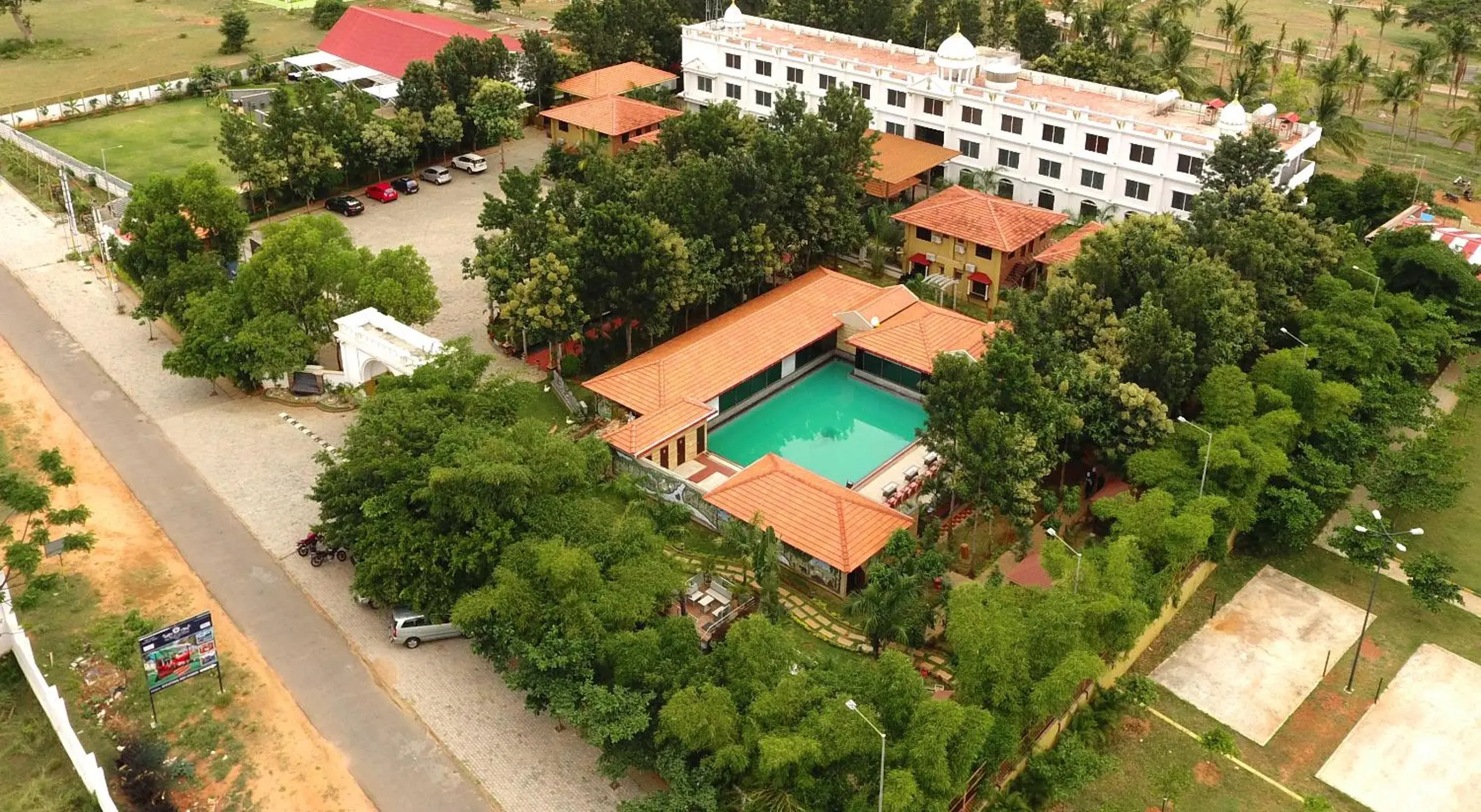 Bird's eye view in Jal Mahal Resort and Spa Bird's eye view in Jal Mahal Resort and Spa