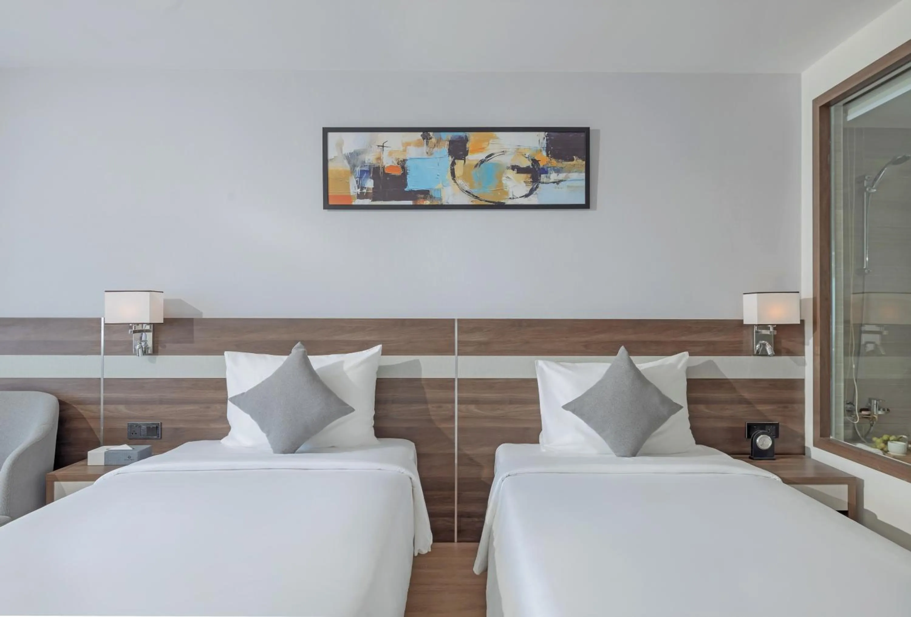 Photo of the whole room, Bed in PANAMA Nha Trang Hotel