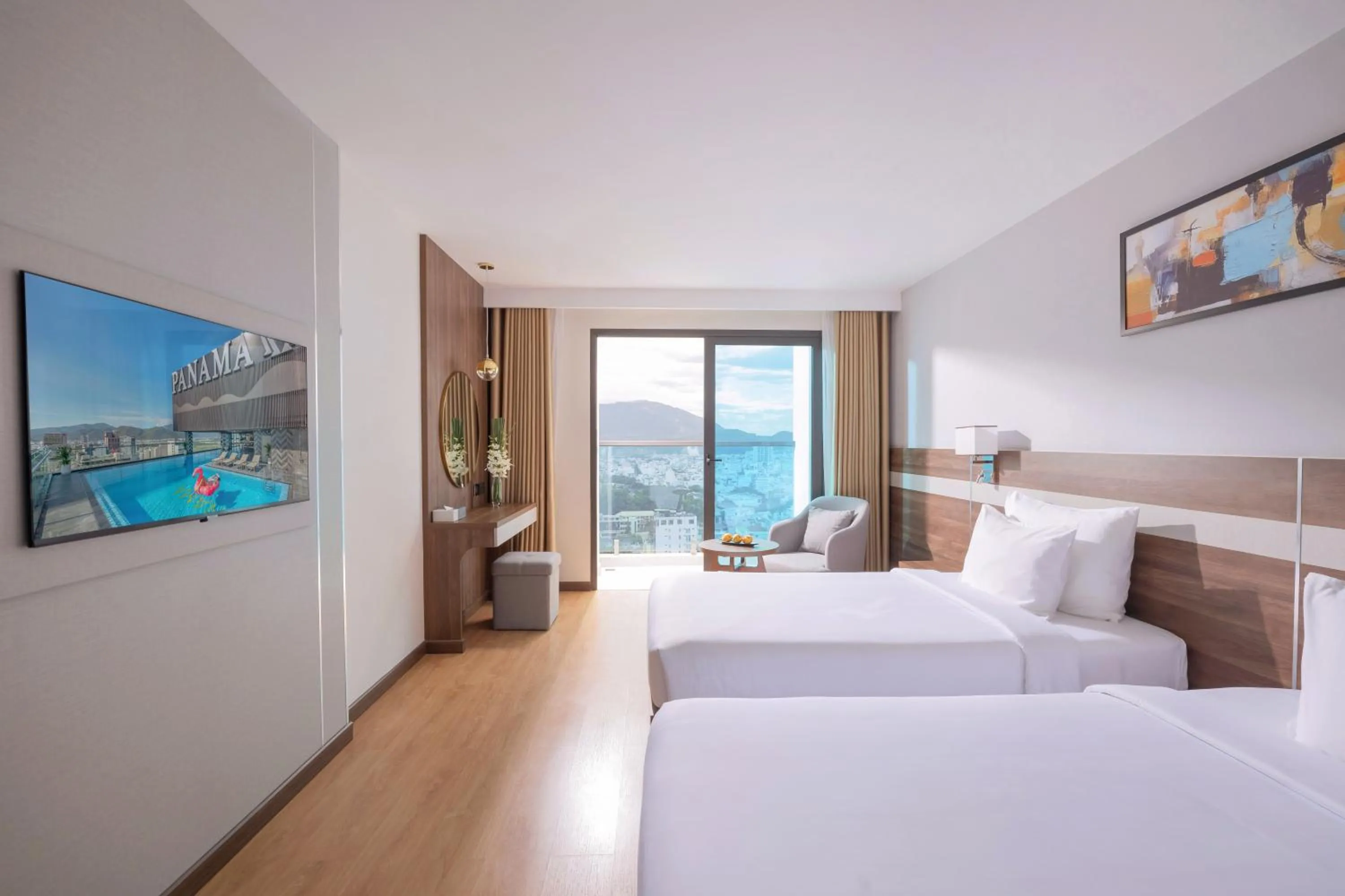 Bed in PANAMA Nha Trang Hotel