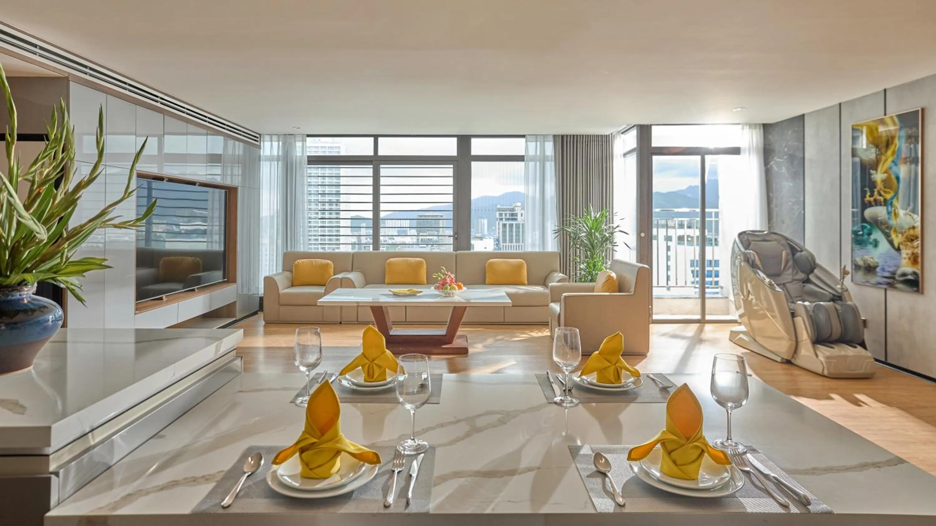 Living room in PANAMA Nha Trang Hotel